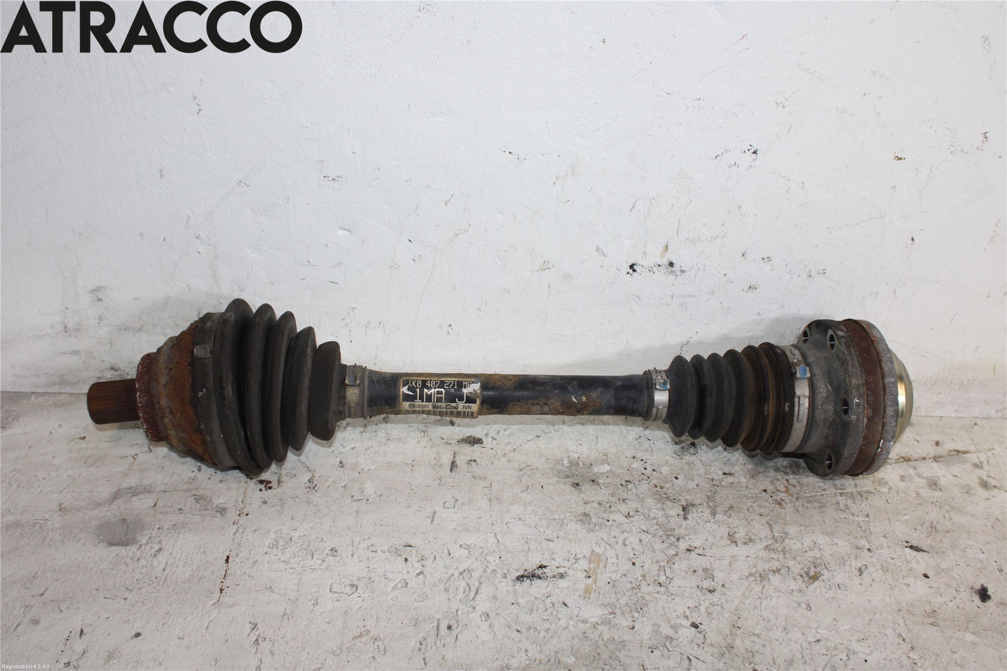 Volkswagen VW GOLF VI 09-13 Drivaxel Fram Vänster