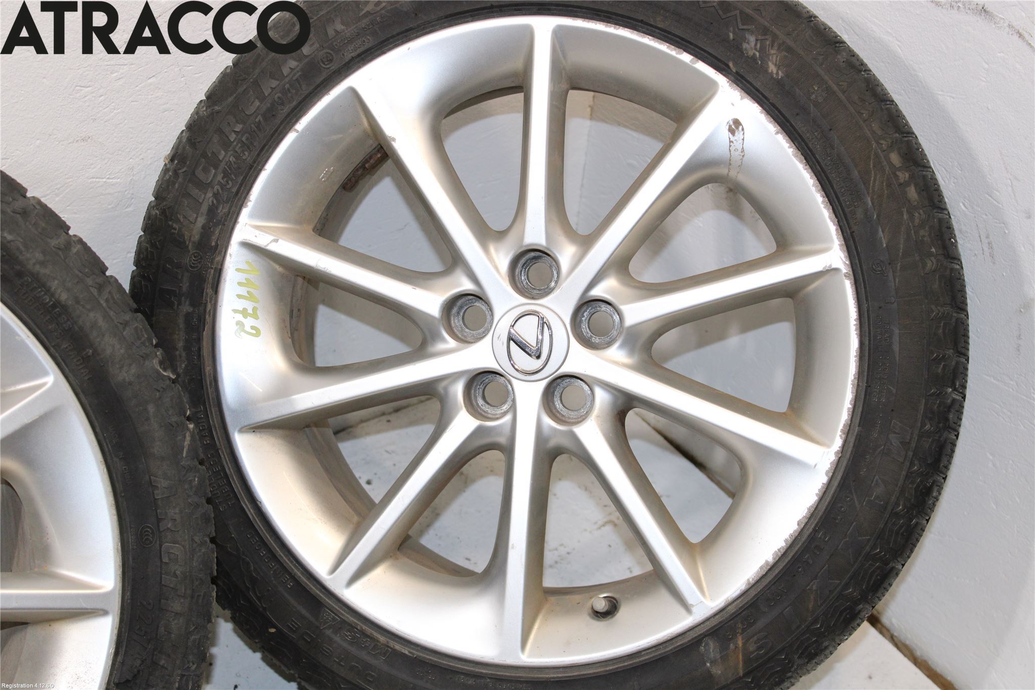 Lexus CT 200h Vinterdäck Alumfälg 4St
