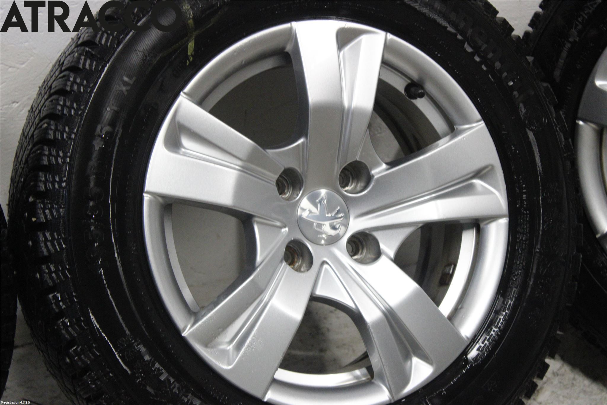 Peugeot 2008 13-20 Vinterdäck Alumfälg 4St