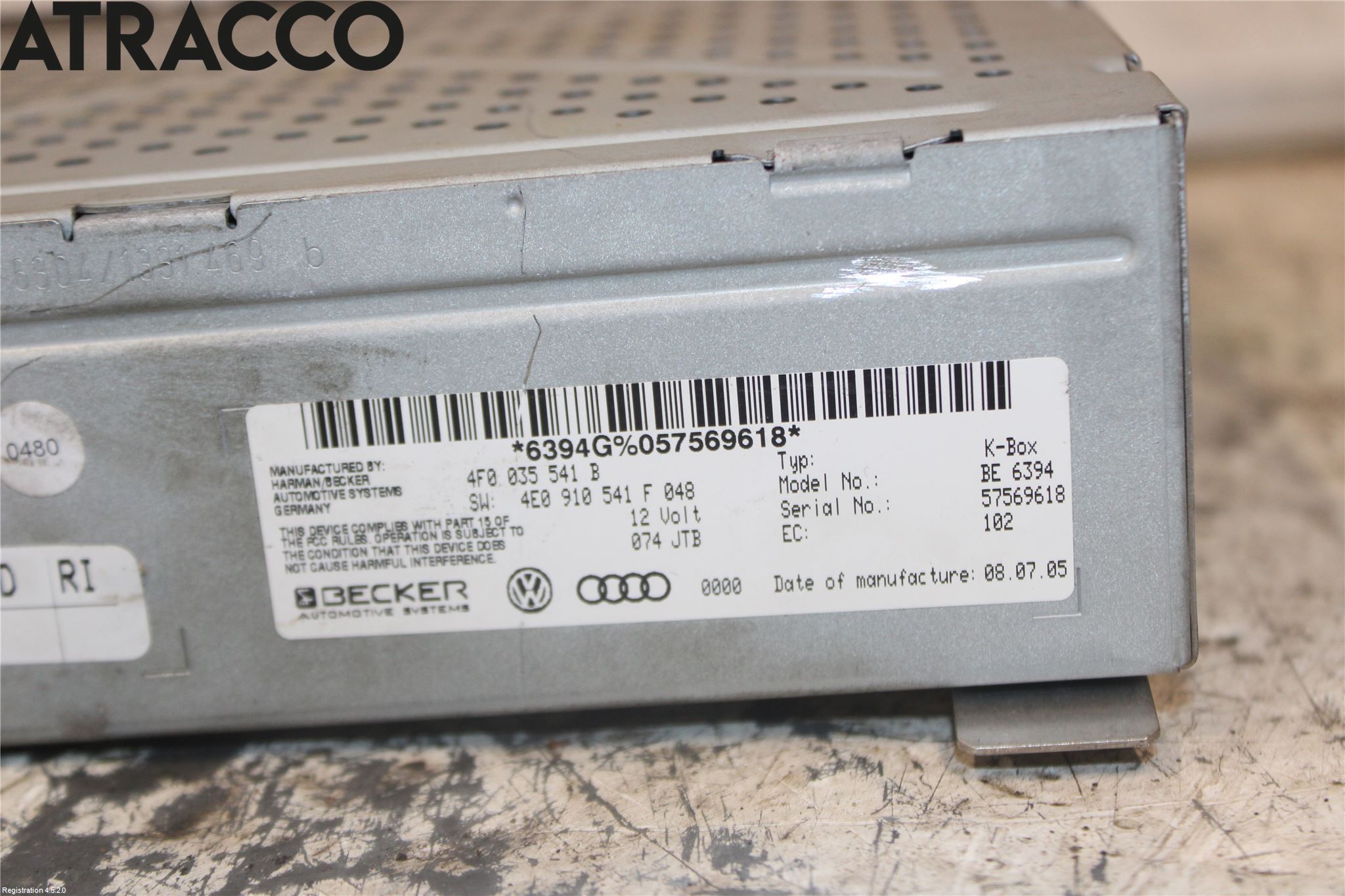 Audi A6/S6     05-11 Radio