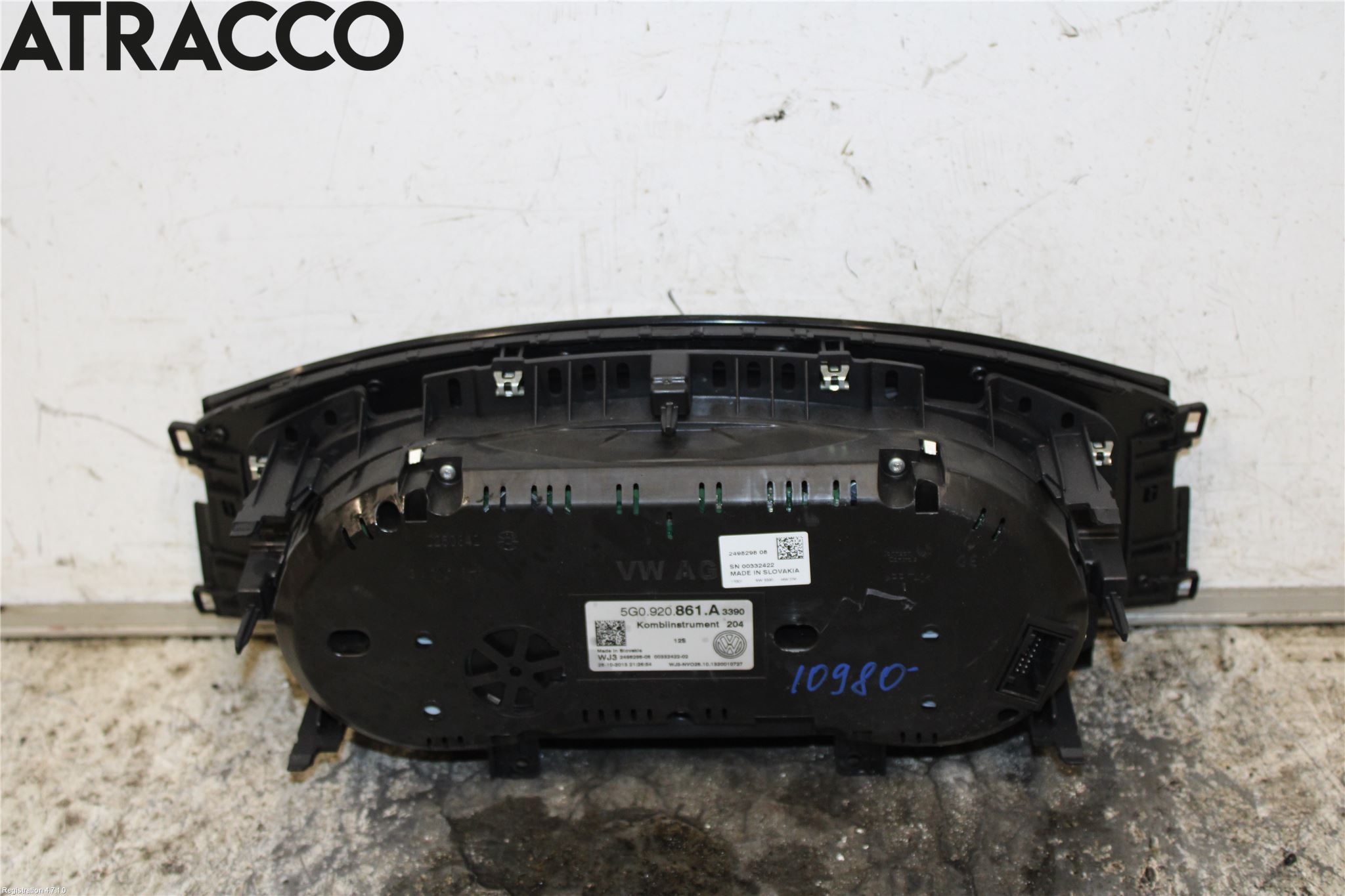 Volkswagen VW GOLF / E-GOLF VII 13-20 Instrument Komb