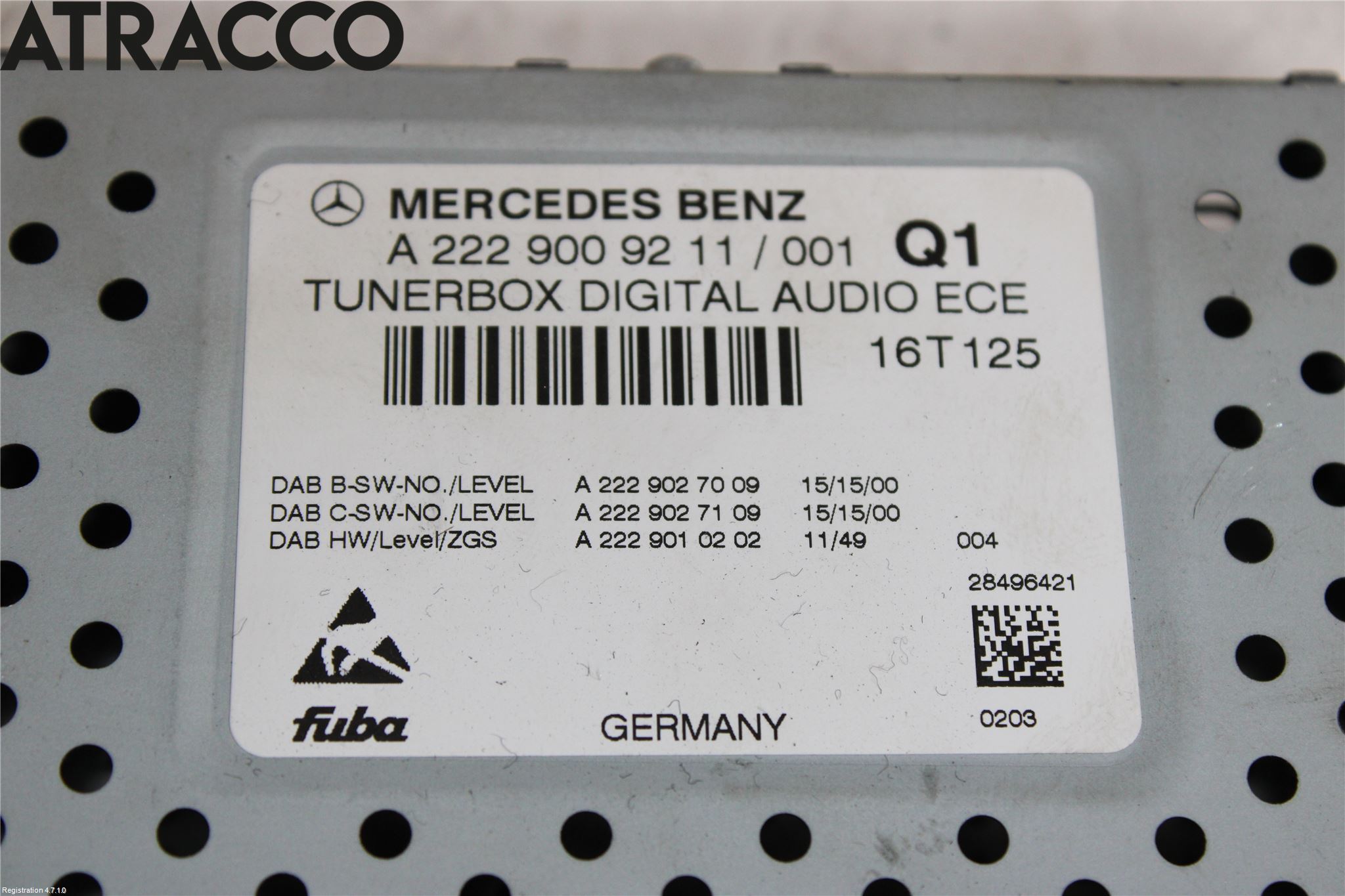 Mercedes-Benz MB B-KLASS (W246/W242) 12-19 Radio