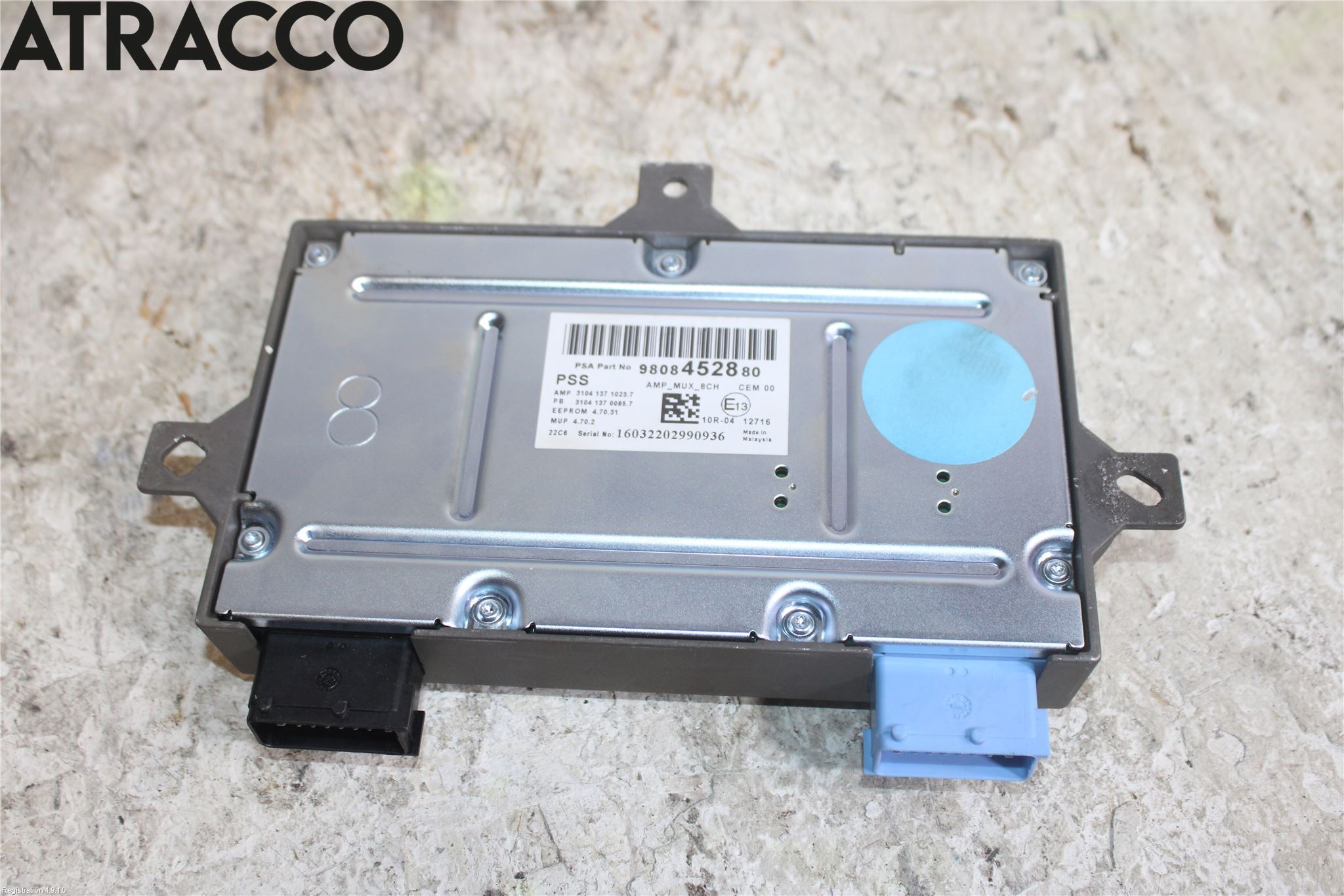 Peugeot 308 14-21 Radio-Stereo Förstärkare