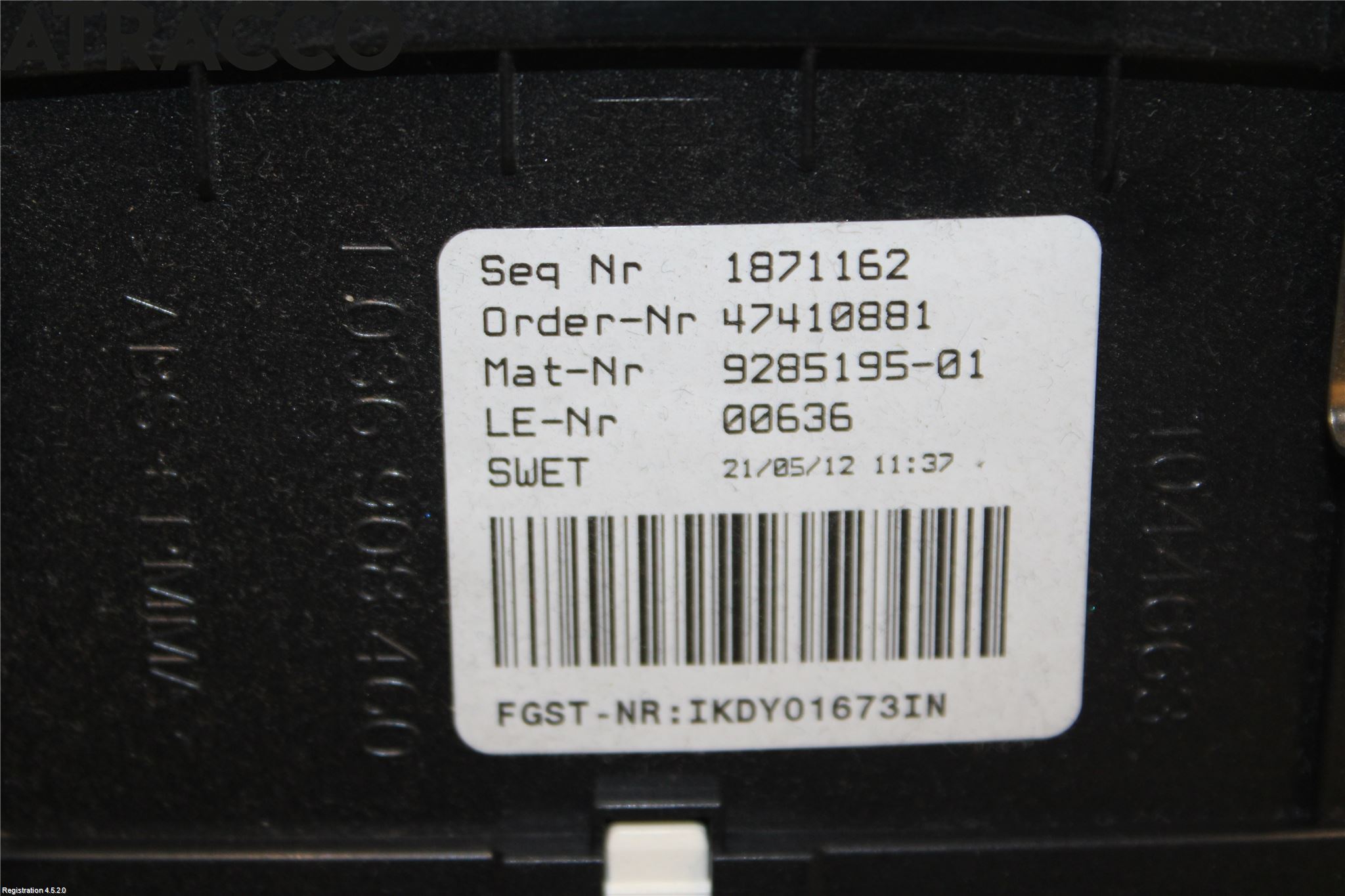 BMW 5 F10/F11/F18 09-17 Instrument Komb
