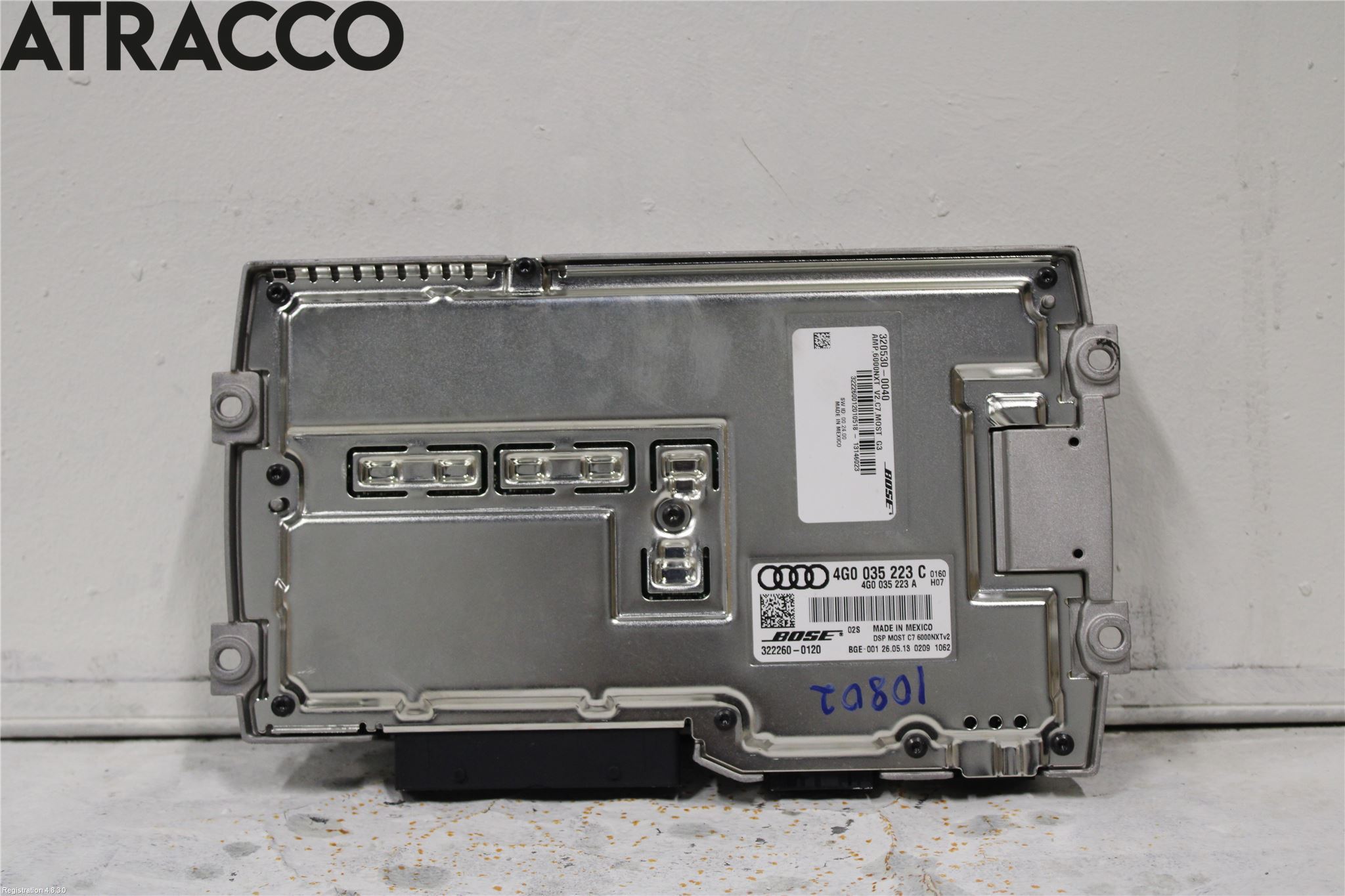 Audi A8/S8 4H 10-17 Radio-Stereo Förstärkare