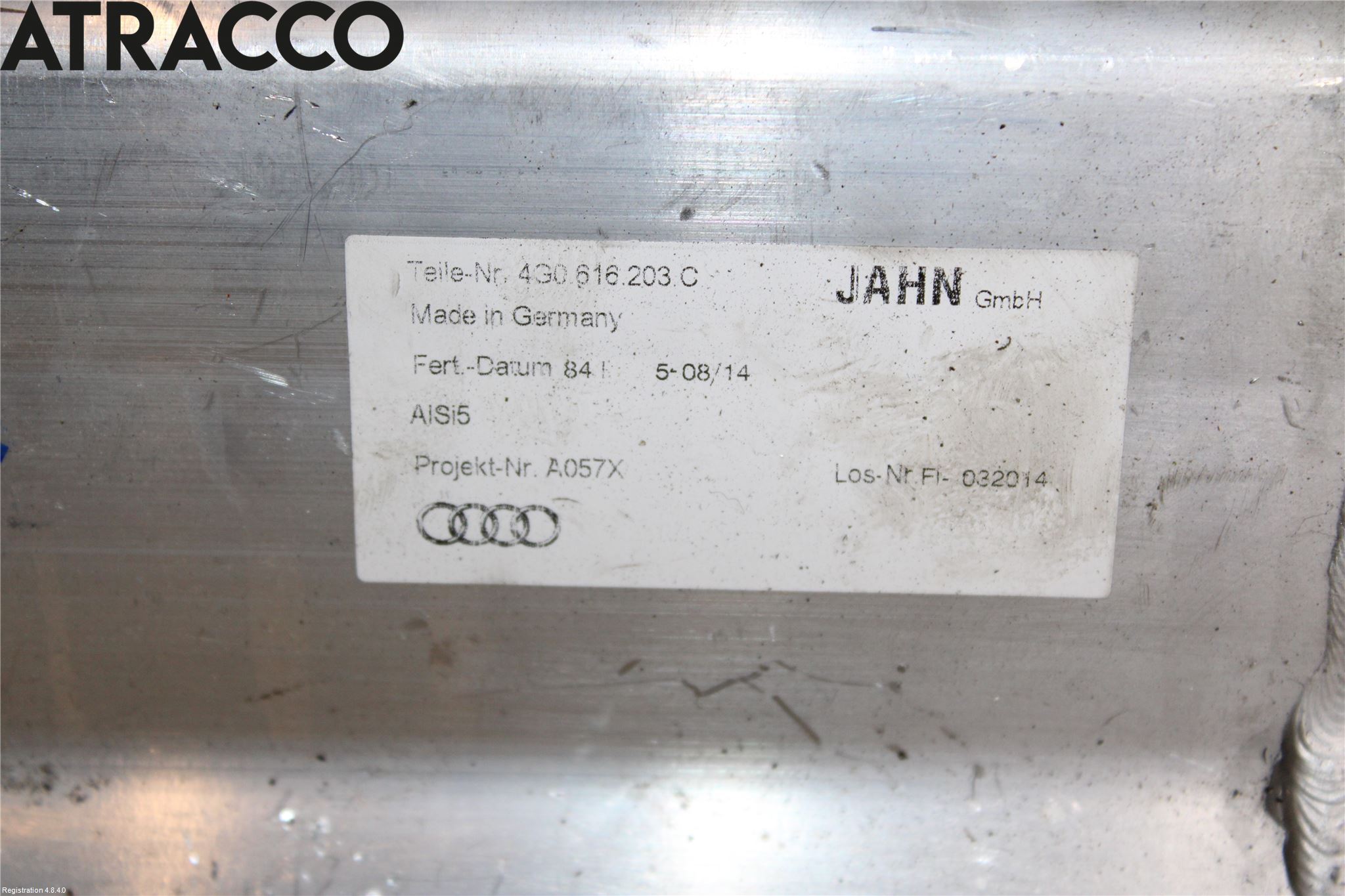 Audi A6 ALLROAD 12-18 Nivå/Luftförändring Trycktank