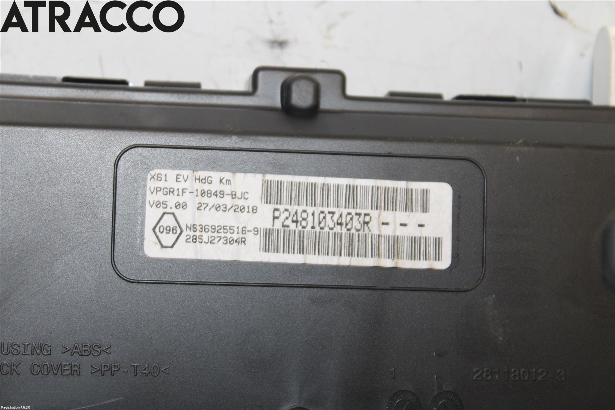 Renault KANGOO/E-TECH 21- Instrument Komb