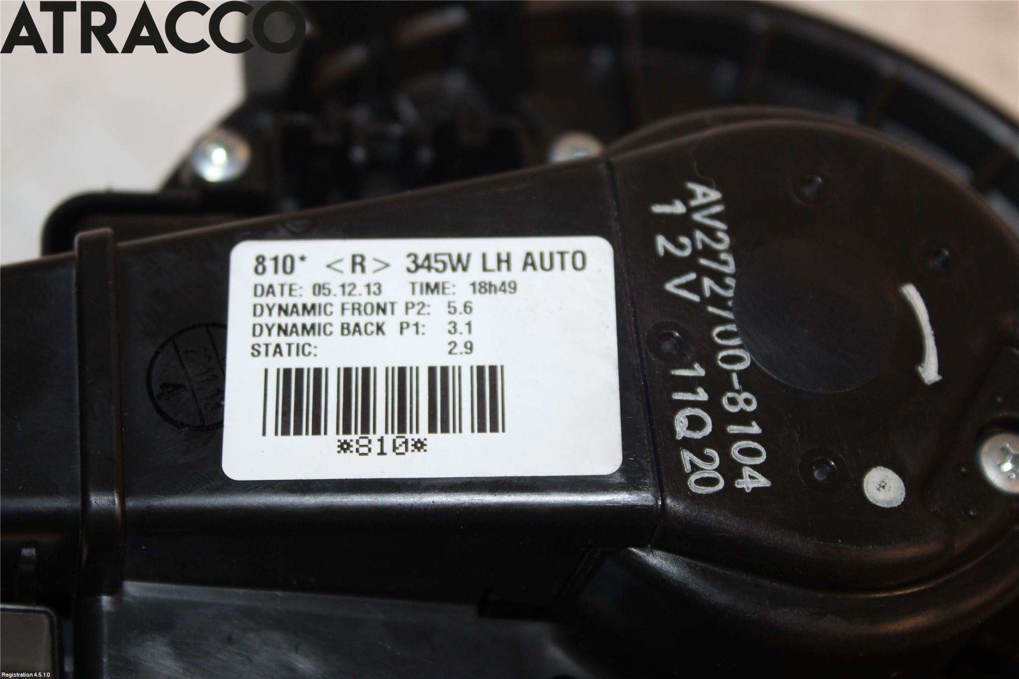 Toyota AURIS 13-19 Värmefläkt
