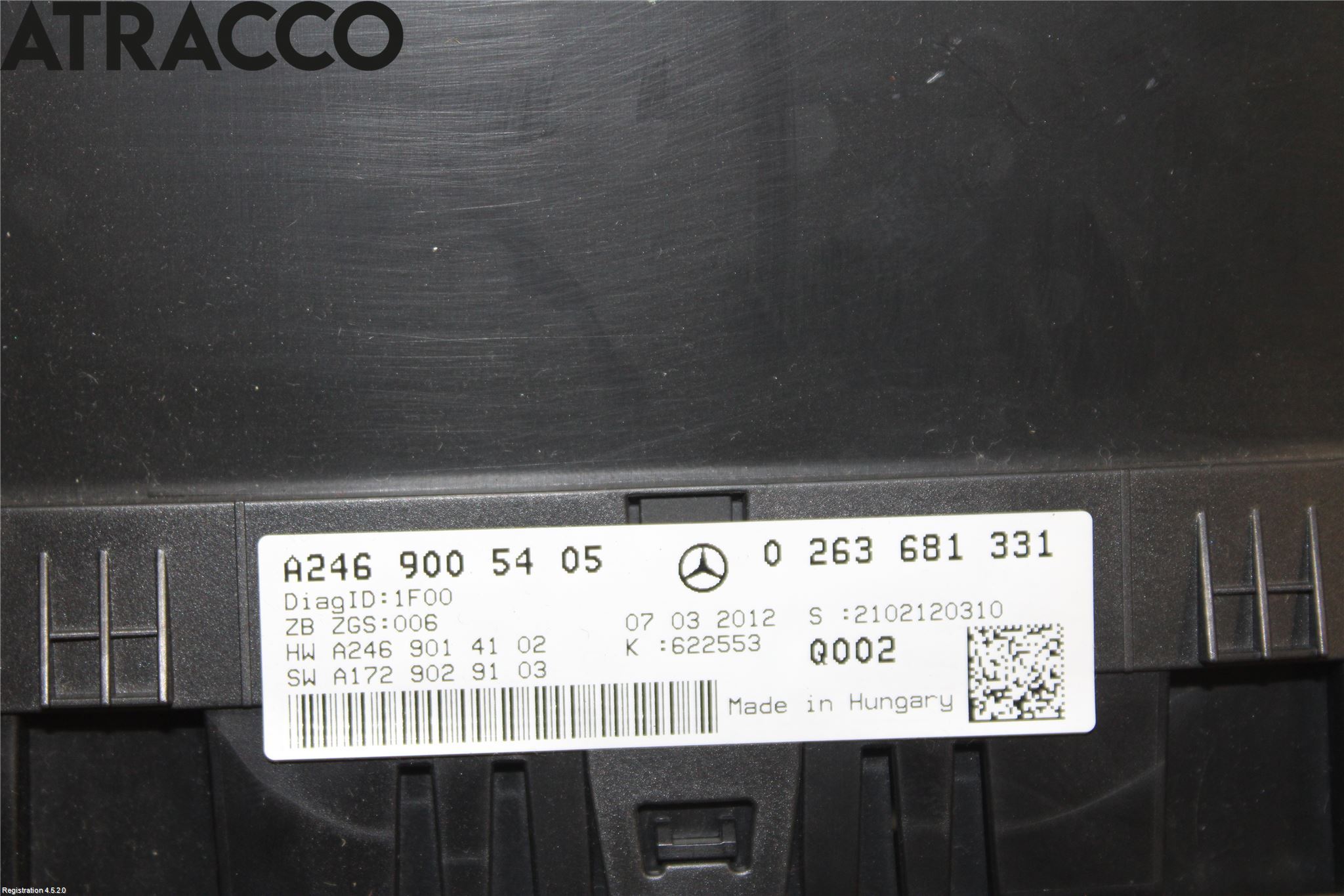 Mercedes-Benz MB B-KLASS (W246/W242) 12-19 Instrument Komb