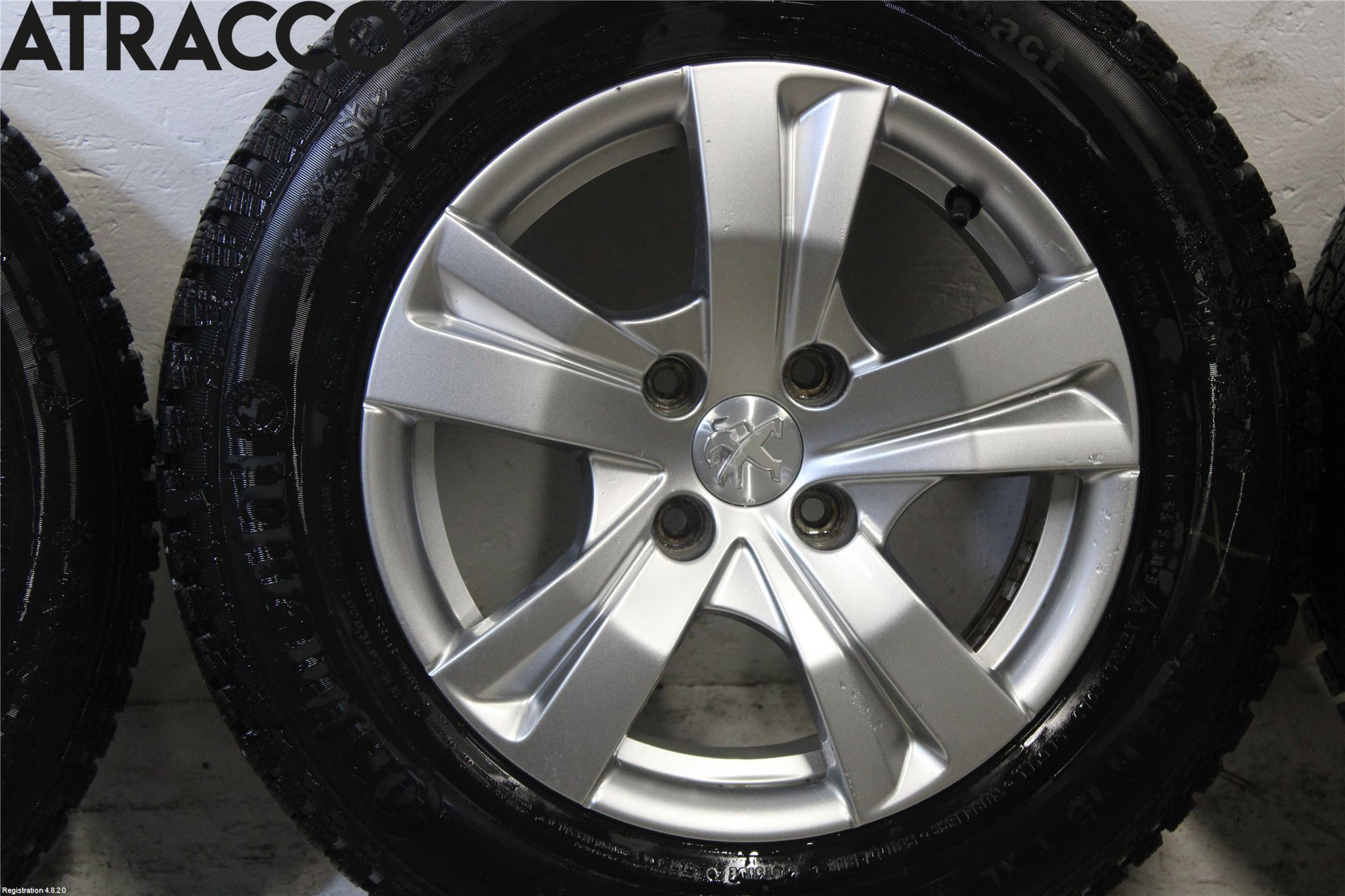 Peugeot 2008 13-20 Vinterdäck Alumfälg 4St