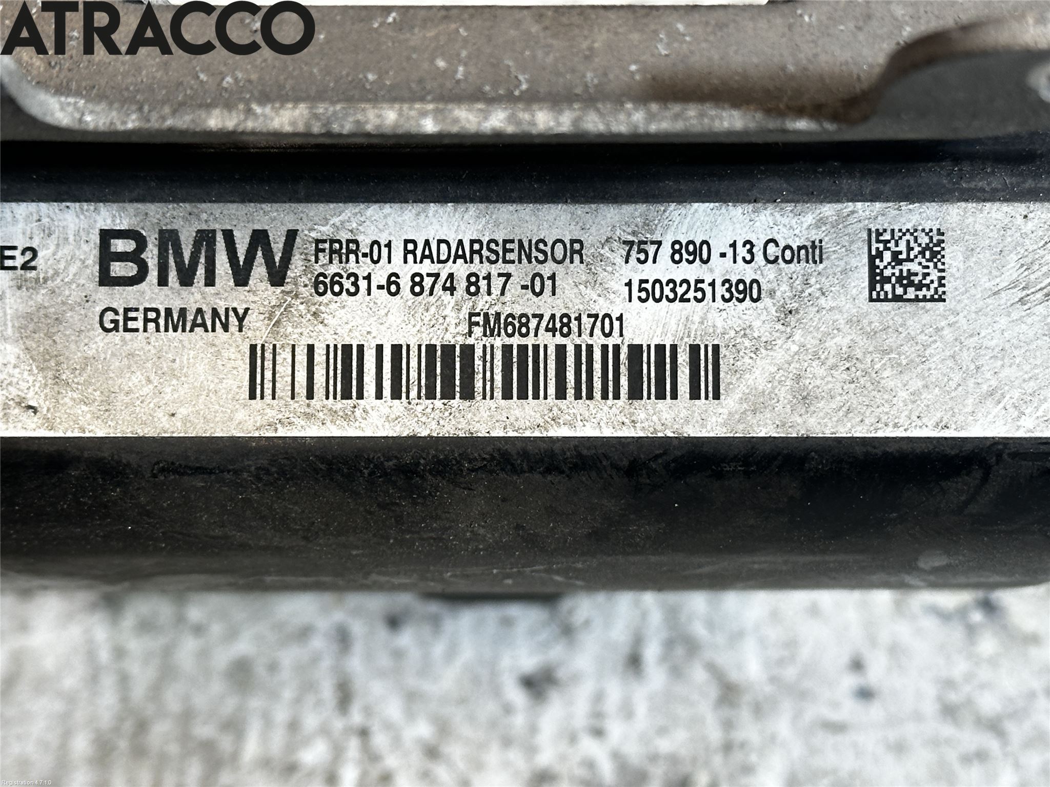 BMW 5 F10/F11/F18 09-17 Sensor Aktivt Kollisionsskydd