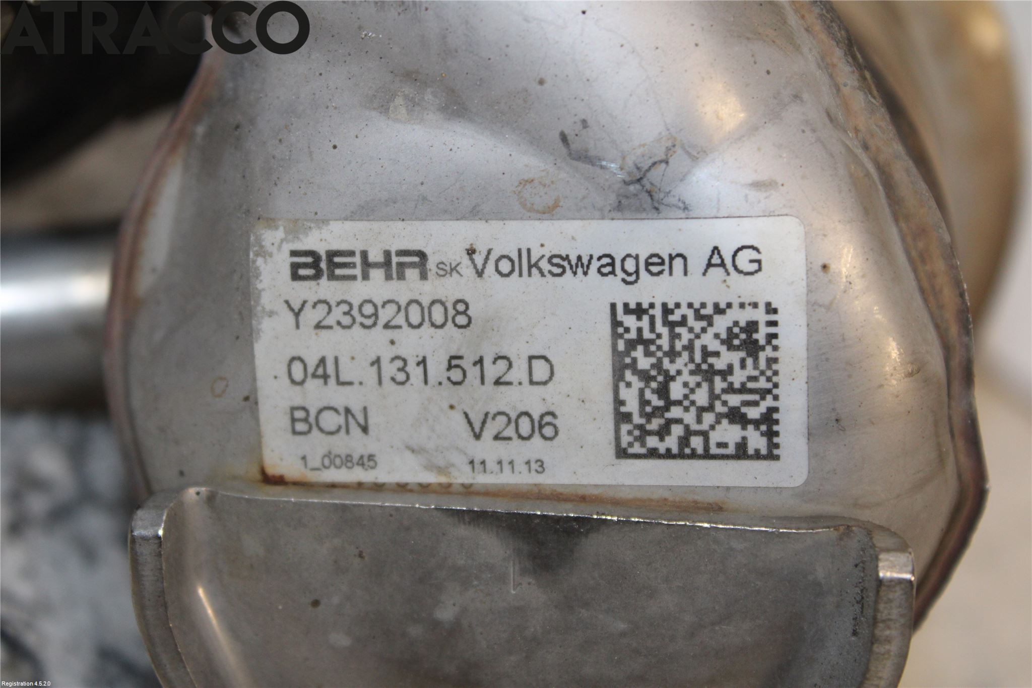 Volkswagen VW GOLF / E-GOLF VII 13-20 Avgaskylare