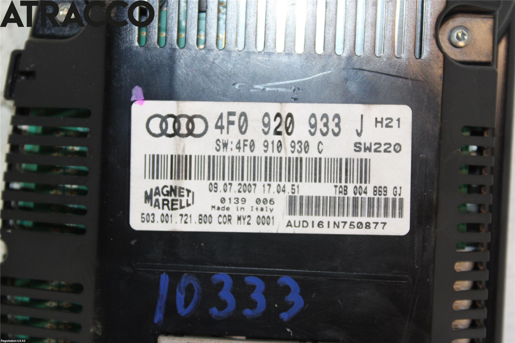 Audi A6/S6     05-11 Instrument Komb