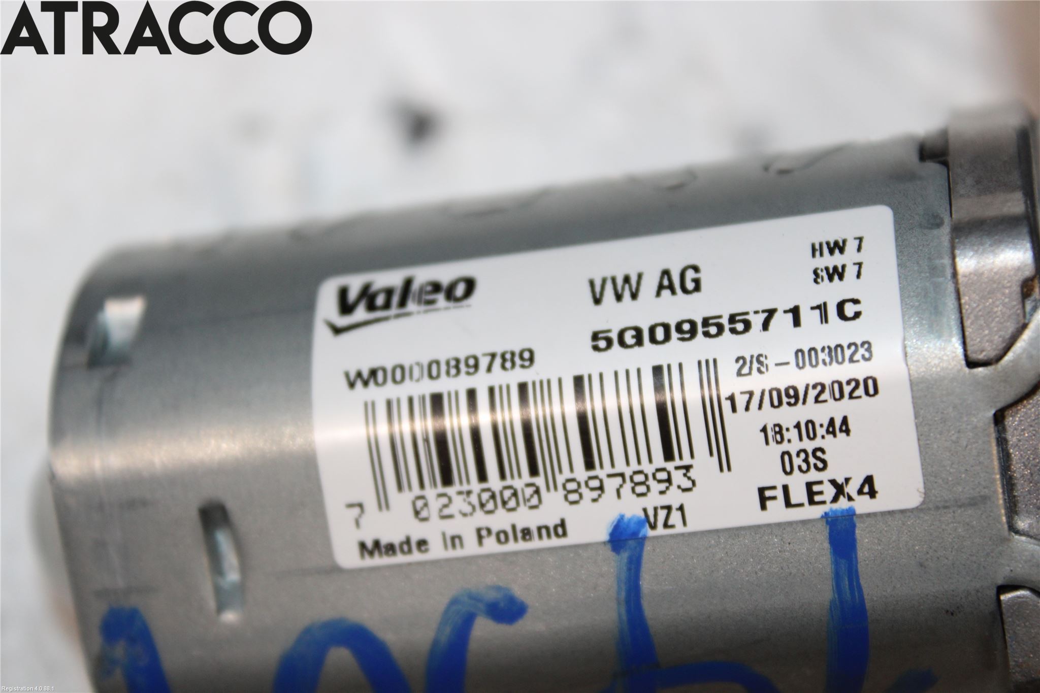 Skoda CITIGO / CITIGO E IV Torkarmotor Baklucka