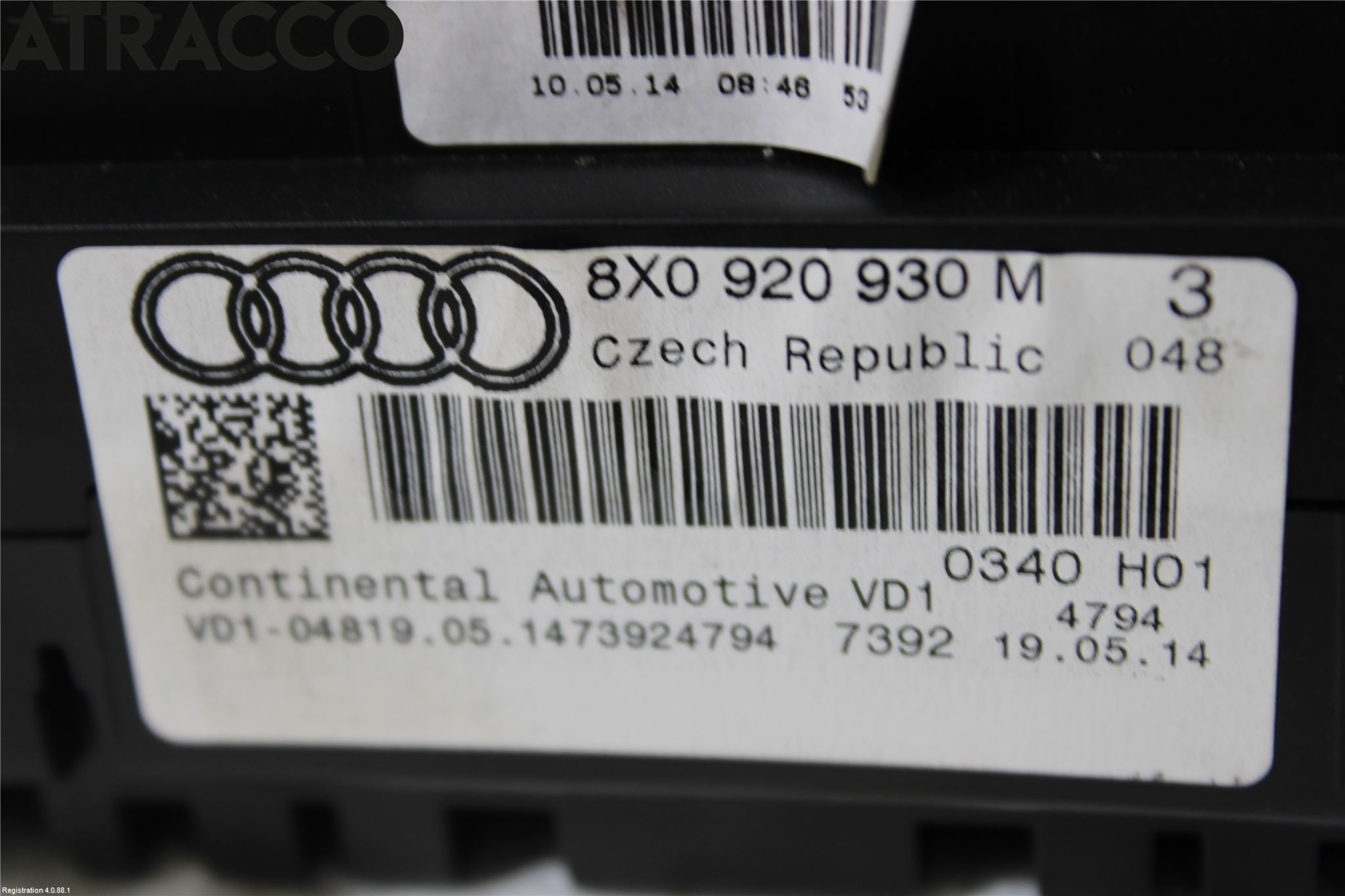 Audi A1/S1 11-18 Instrument Hast
