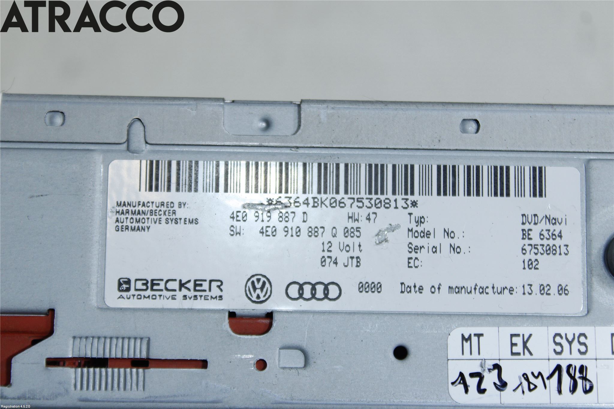Audi A6/S6     05-11 Radio