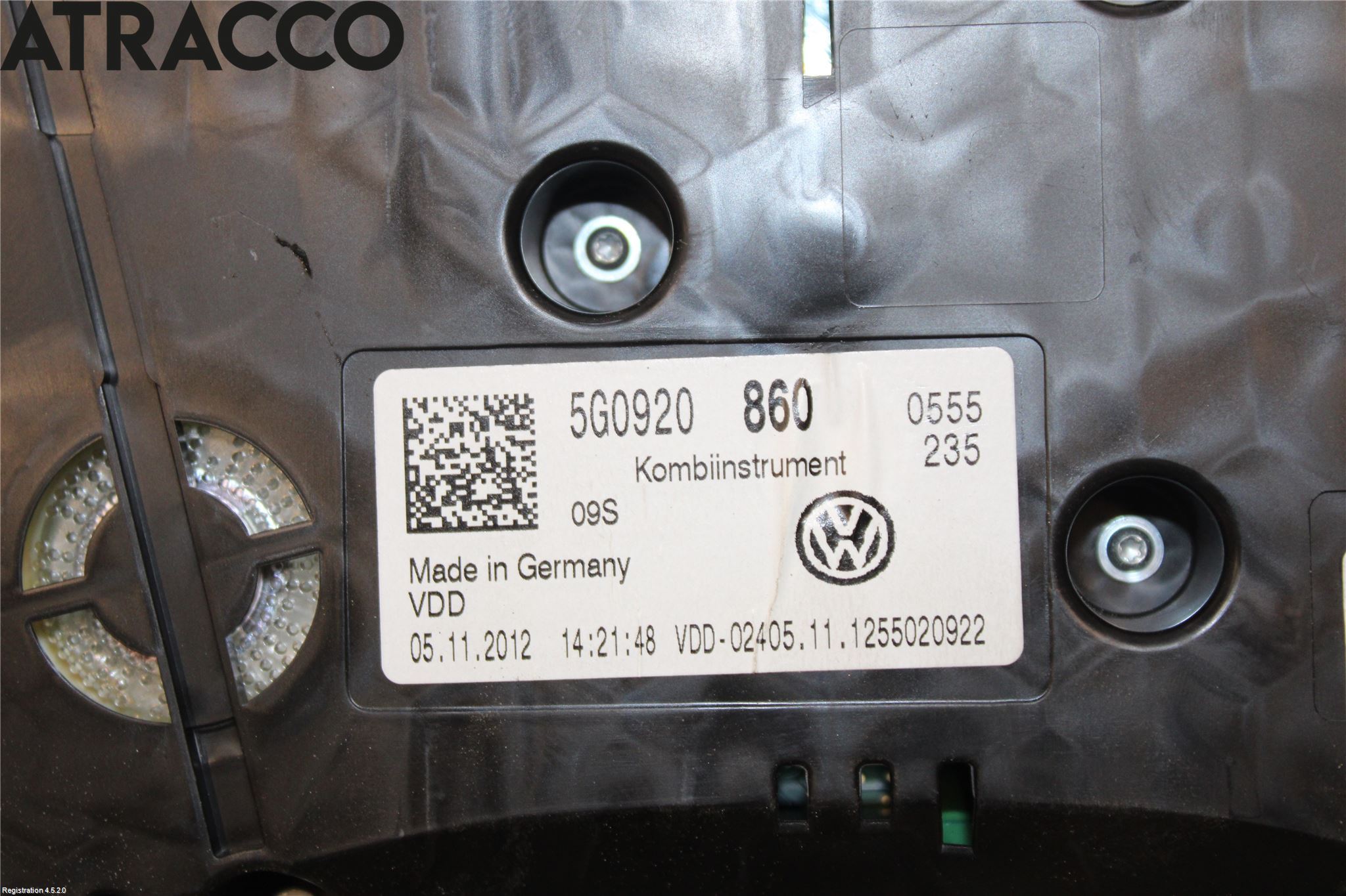 Volkswagen VW GOLF / E-GOLF VII 13-20 Instrument Komb