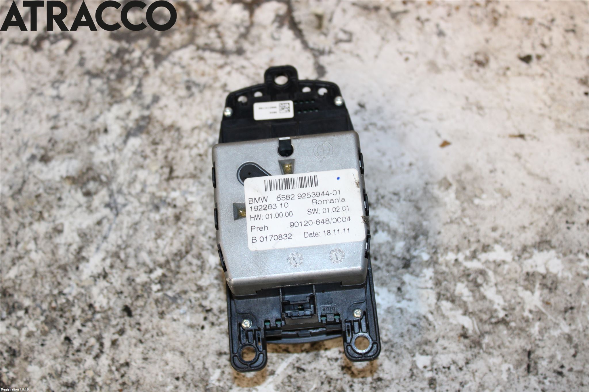 BMW 5 F10/F11/F18 09-17 Strömställare Färddator