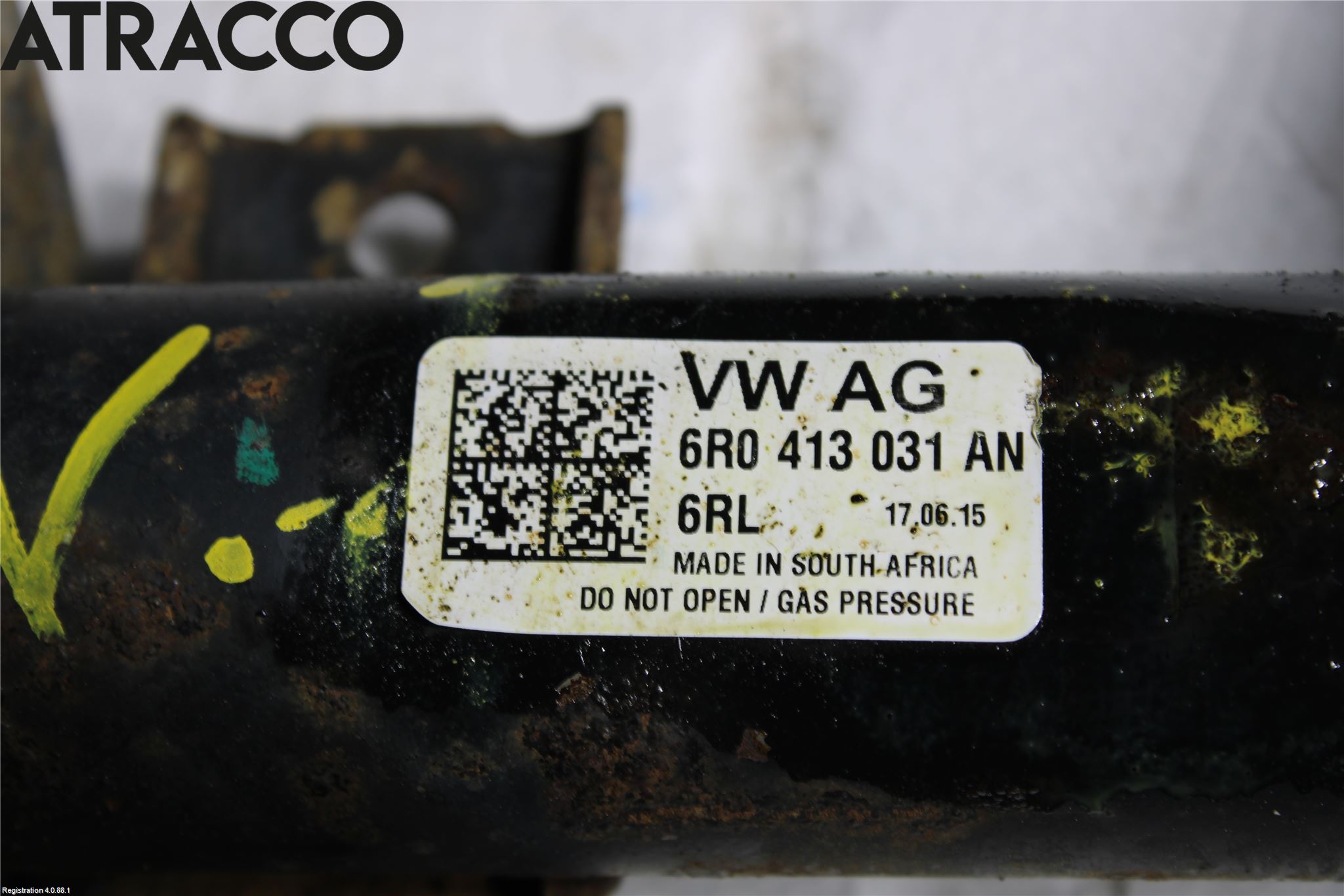Volkswagen VW POLO 10-17 Fjäderben Fram Vänster
