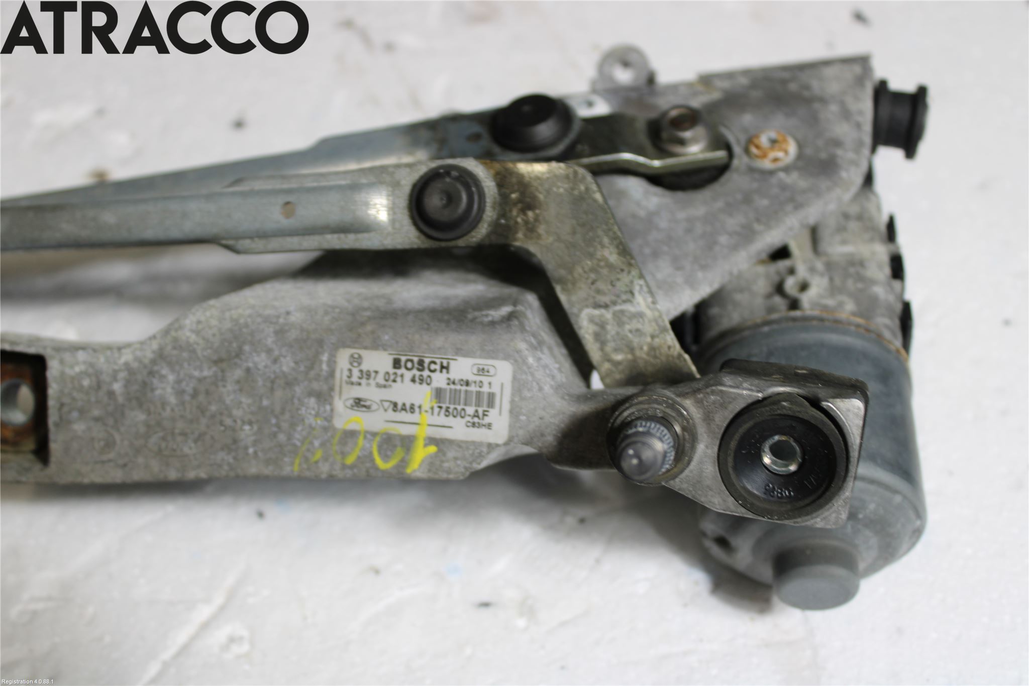 Ford FIESTA 09-12 Torkarmotor Vindruta
