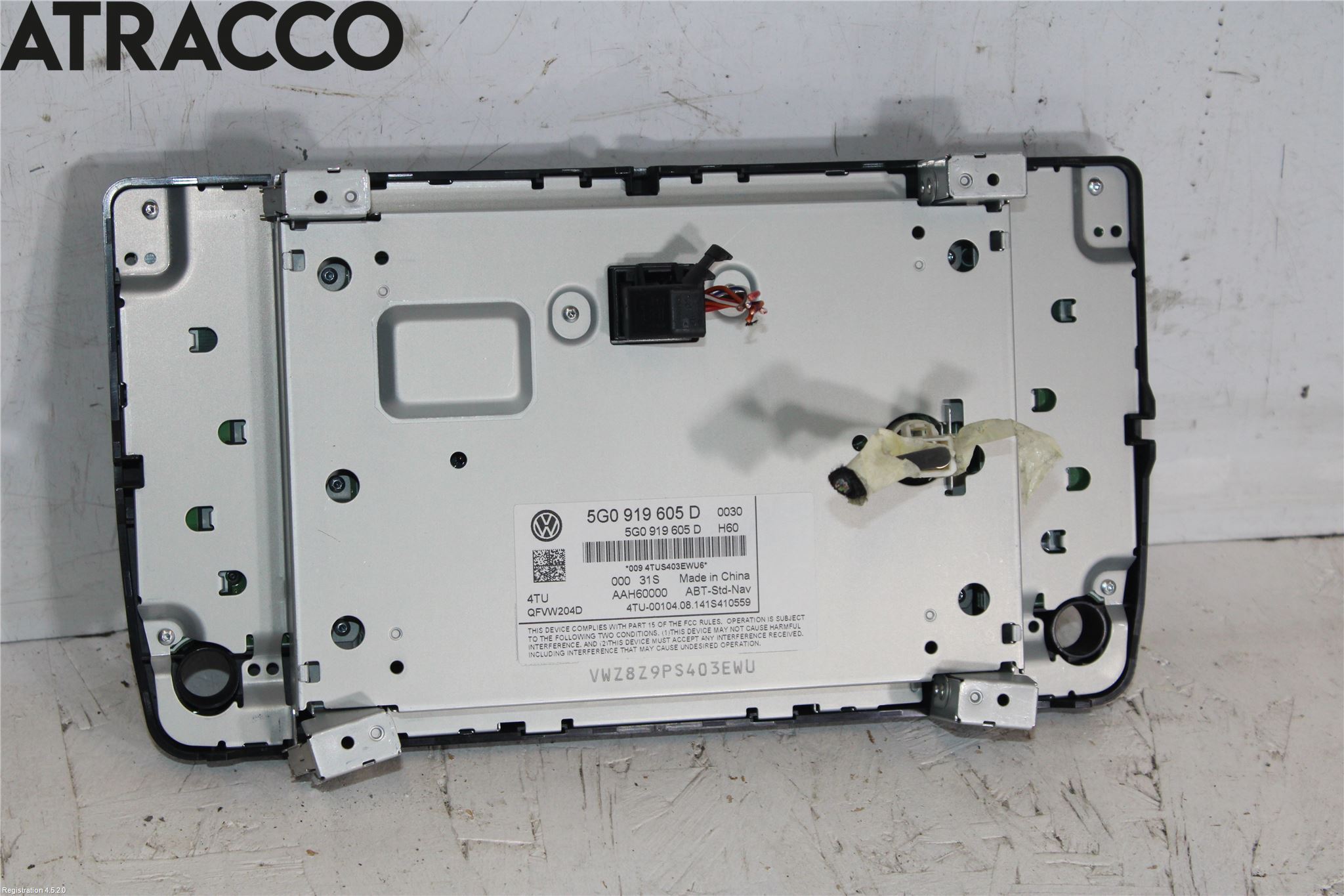 Volkswagen VW GOLF / E-GOLF VII 13-20 Multifunktionsdisplay