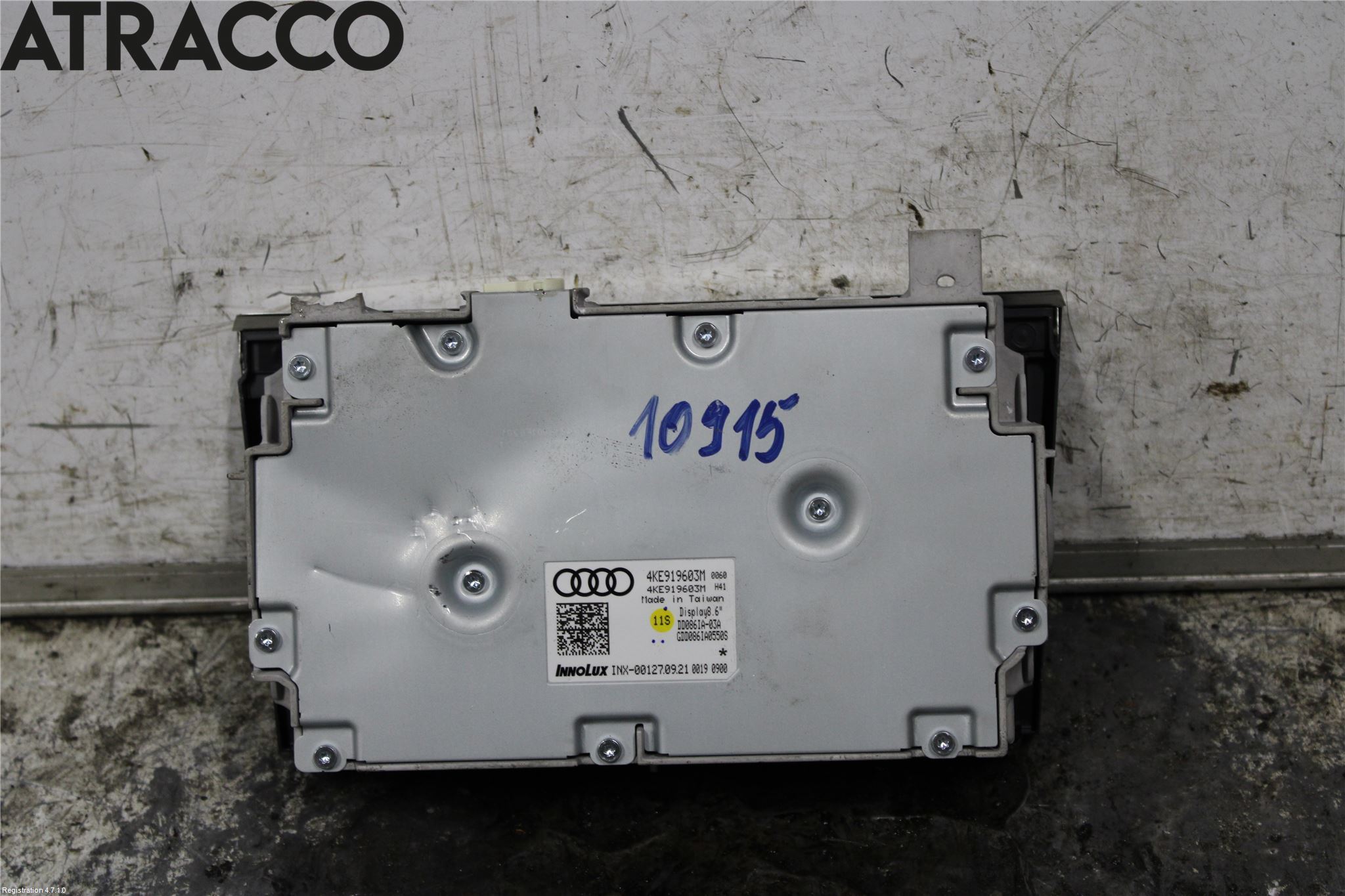 Audi E-TRON, S GE 19- Multifunktionsdisplay