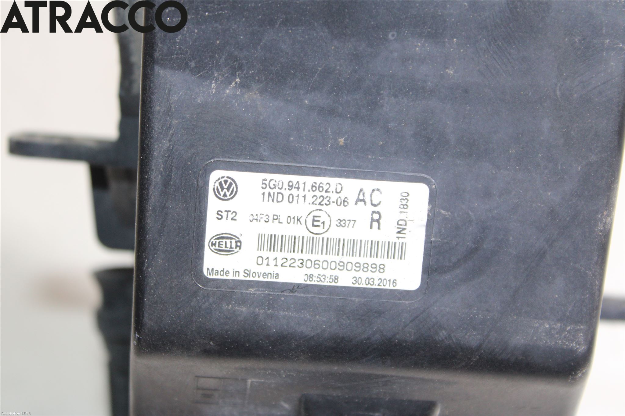 Volkswagen VW GOLF / E-GOLF VII 13-20 Dimljus-Varselljus Fram