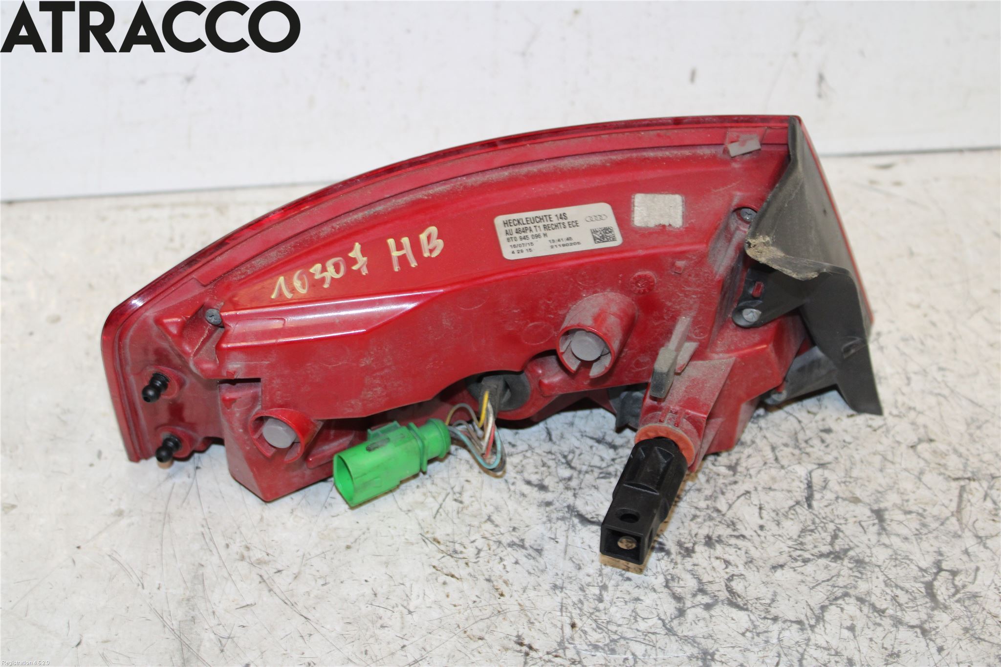 Audi A5 07-16 Bakljus Höger