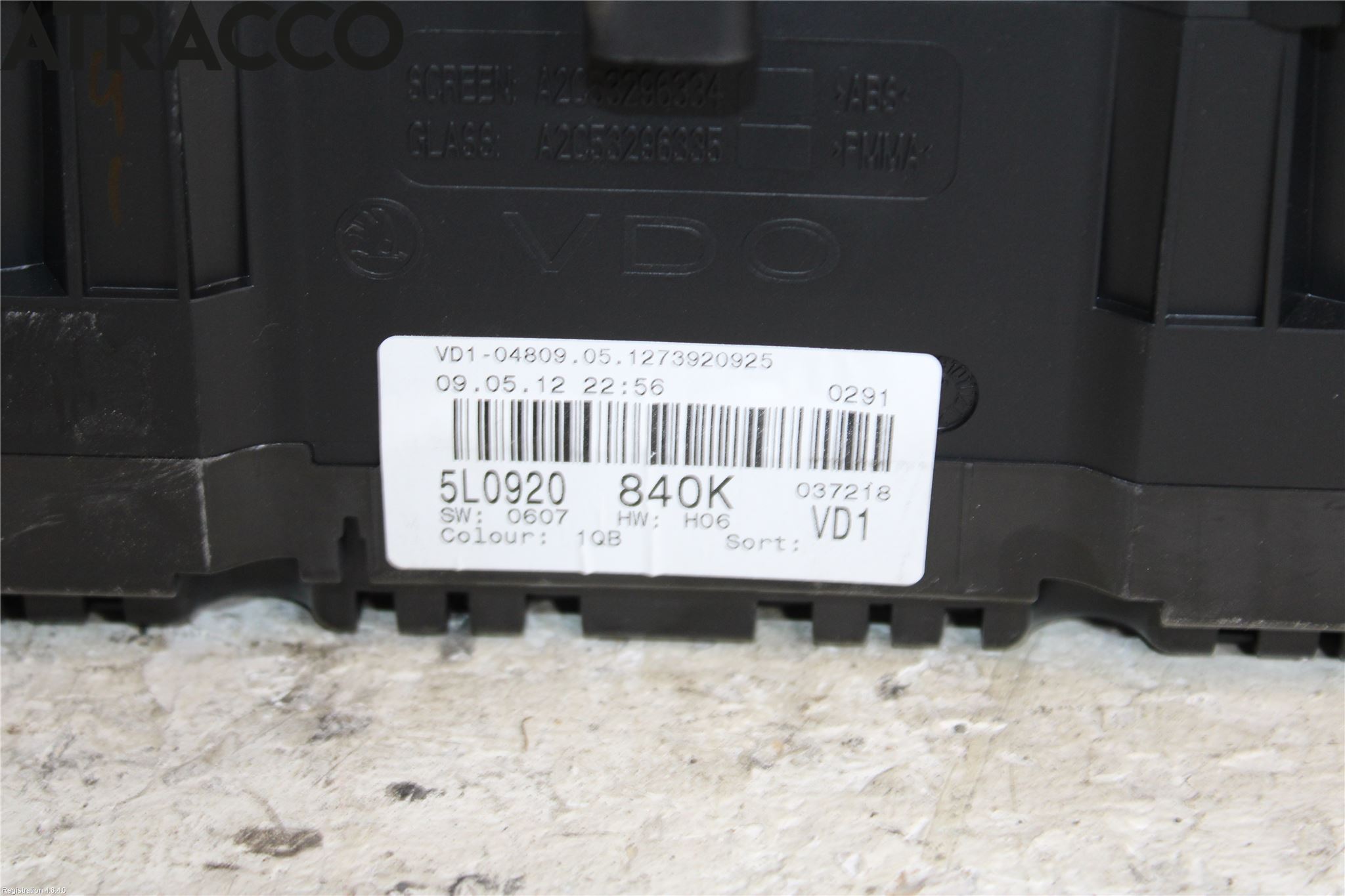 Skoda YETI Instrument Komb