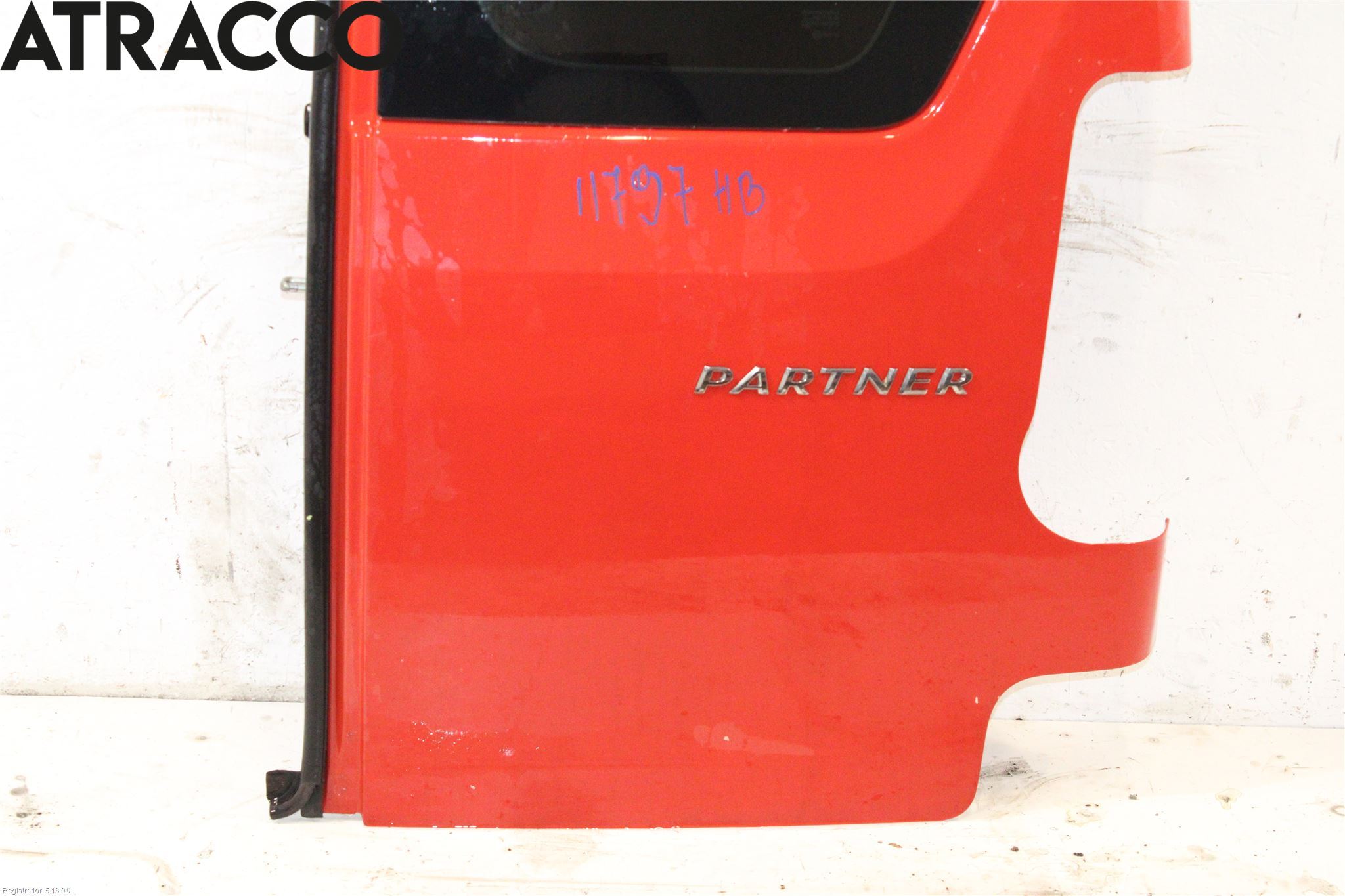 Peugeot PARTNER 16-18 Dörr Bak Van-Skåp Höger
