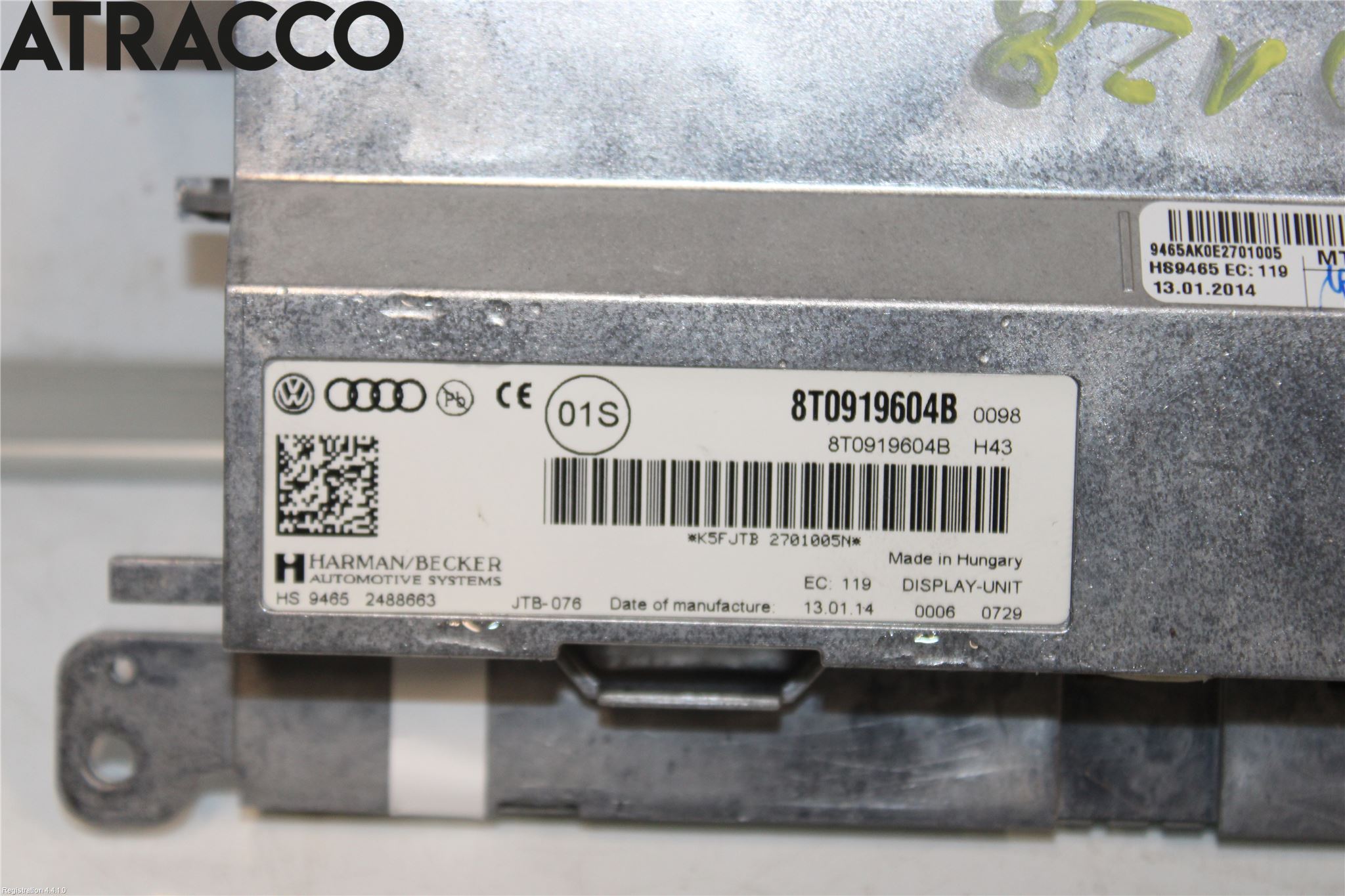 Audi A4 12-15 Multifunktionsdisplay