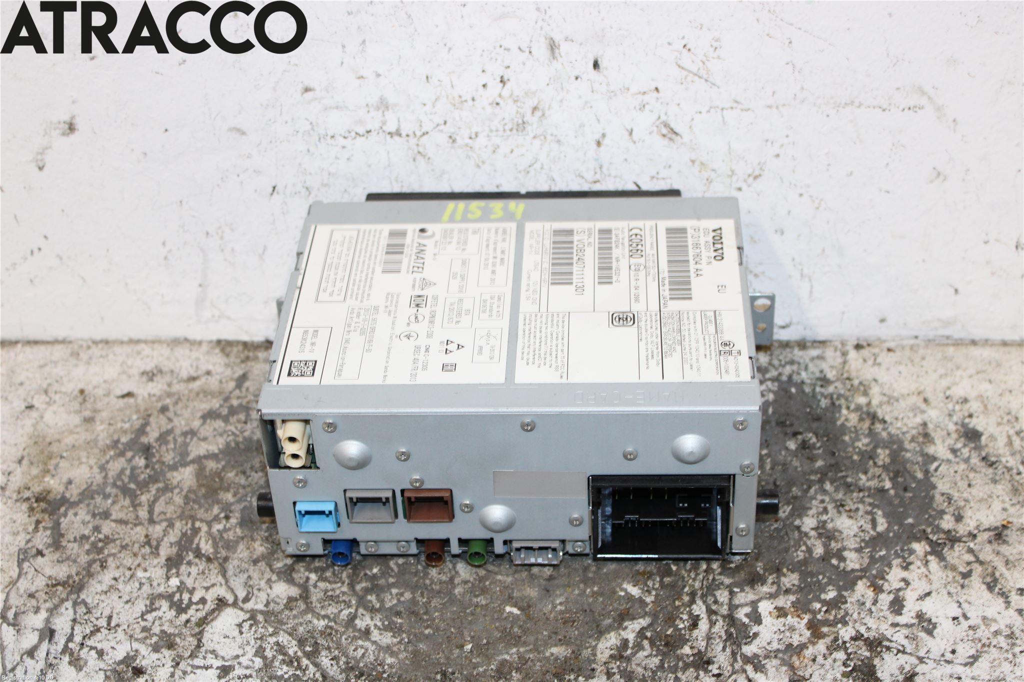 Volvo V60 14-18 Cd Radio - Multimediapanel