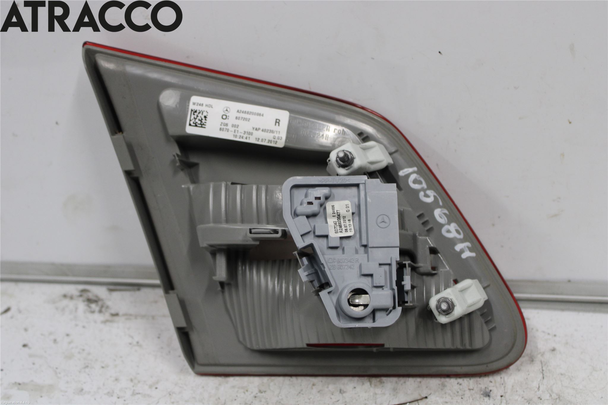 Mercedes-Benz MB B-KLASS (W246/W242) 12-19 Bakljus Lucka Hö
