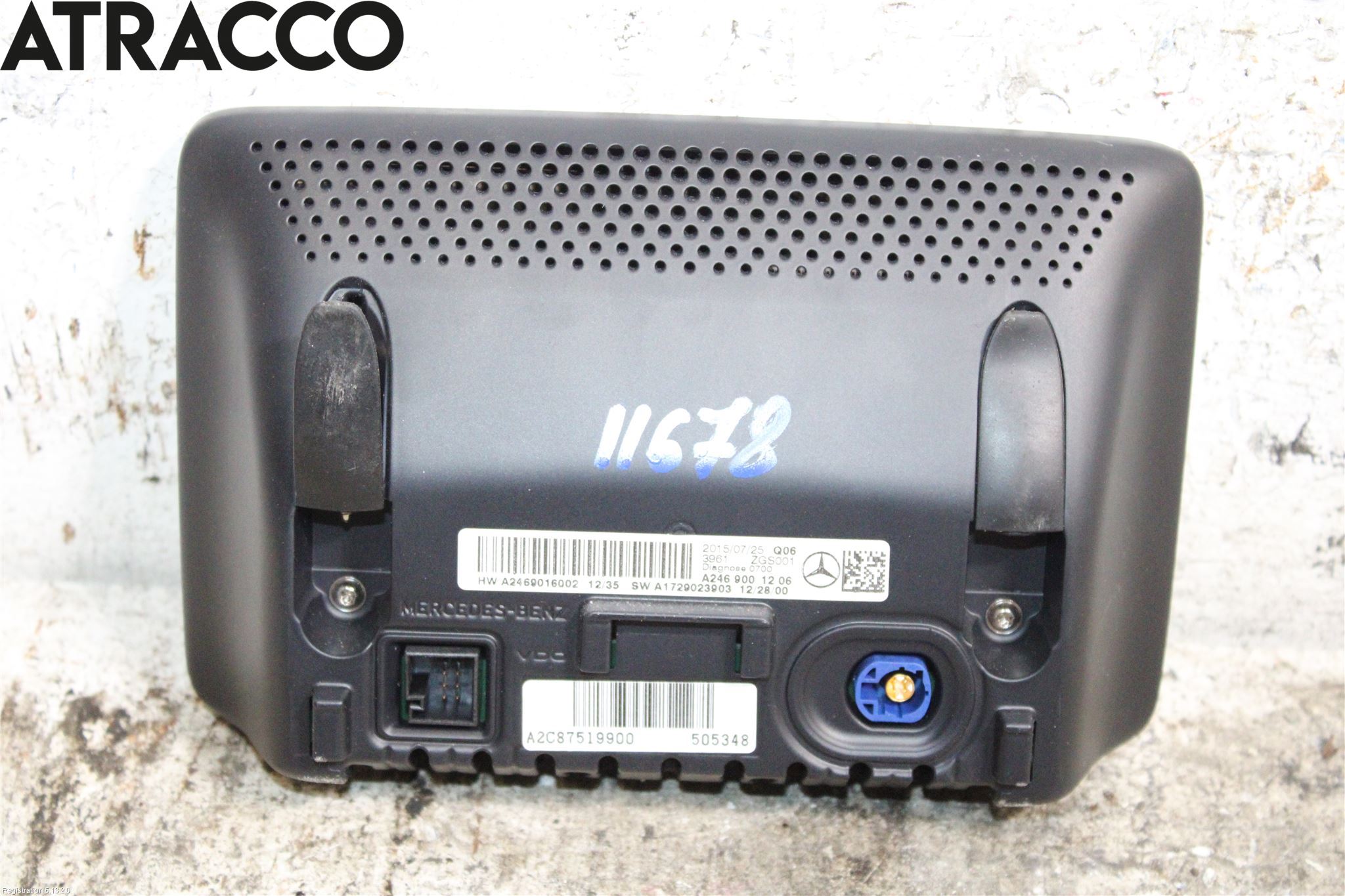Mercedes-Benz MB GLA-KLASS (X156) 13-20 Kontrolldisplay
