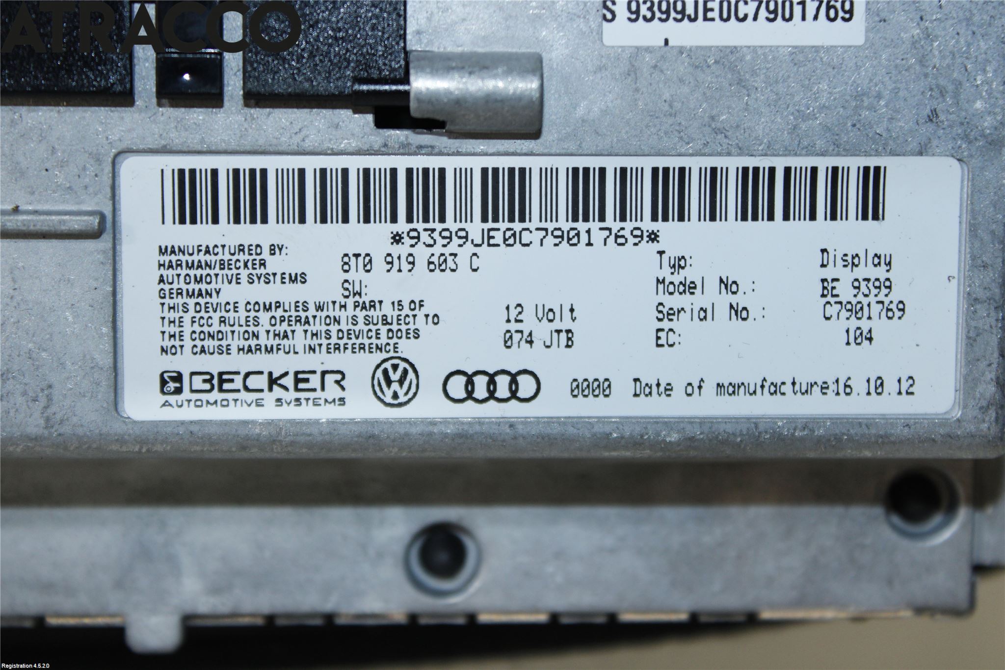 Audi A6/S6     05-11 Instrument Komb