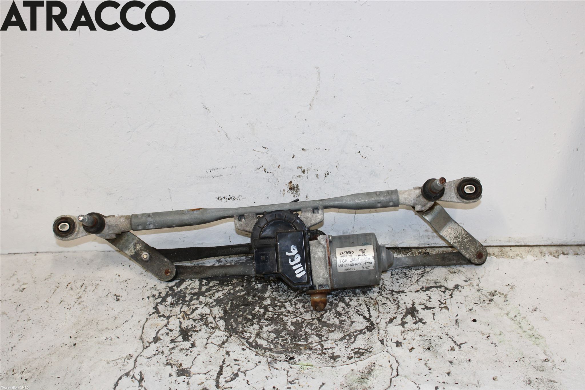 Fiat PANDA 12- Torkarmotor Vindruta