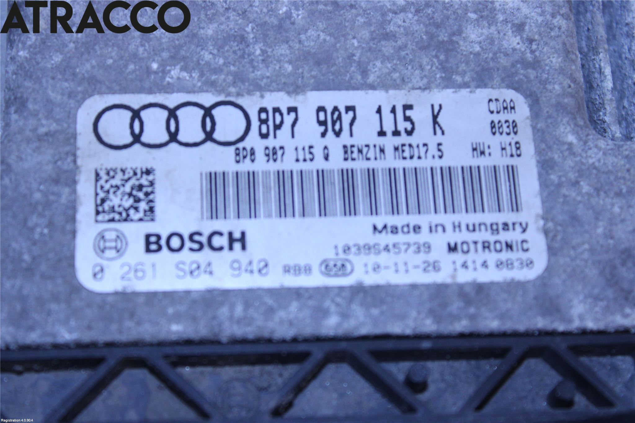Audi A3/S3 05-13 Styrenhet Insprut Bensin