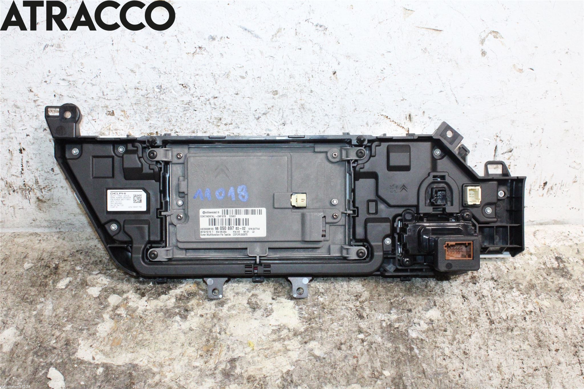 Citroen C4 GRAND PICASSO 14-18 Kontrolldisplay