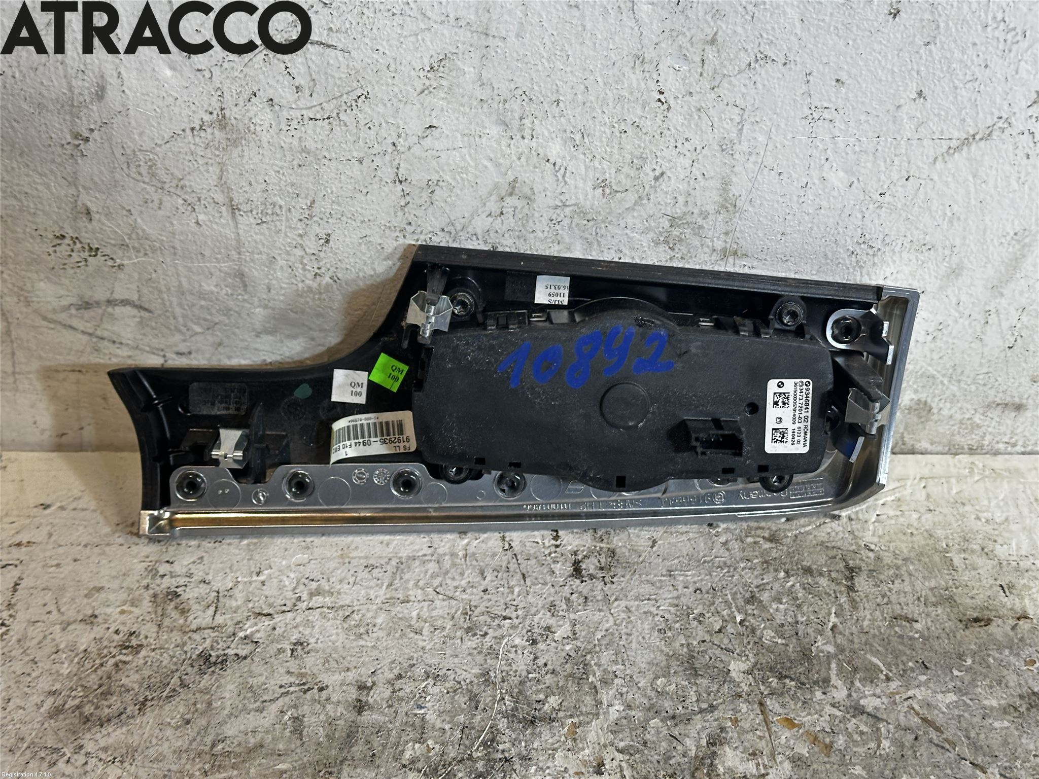 BMW 5 F10/F11/F18 09-17 Strömställare Ljus