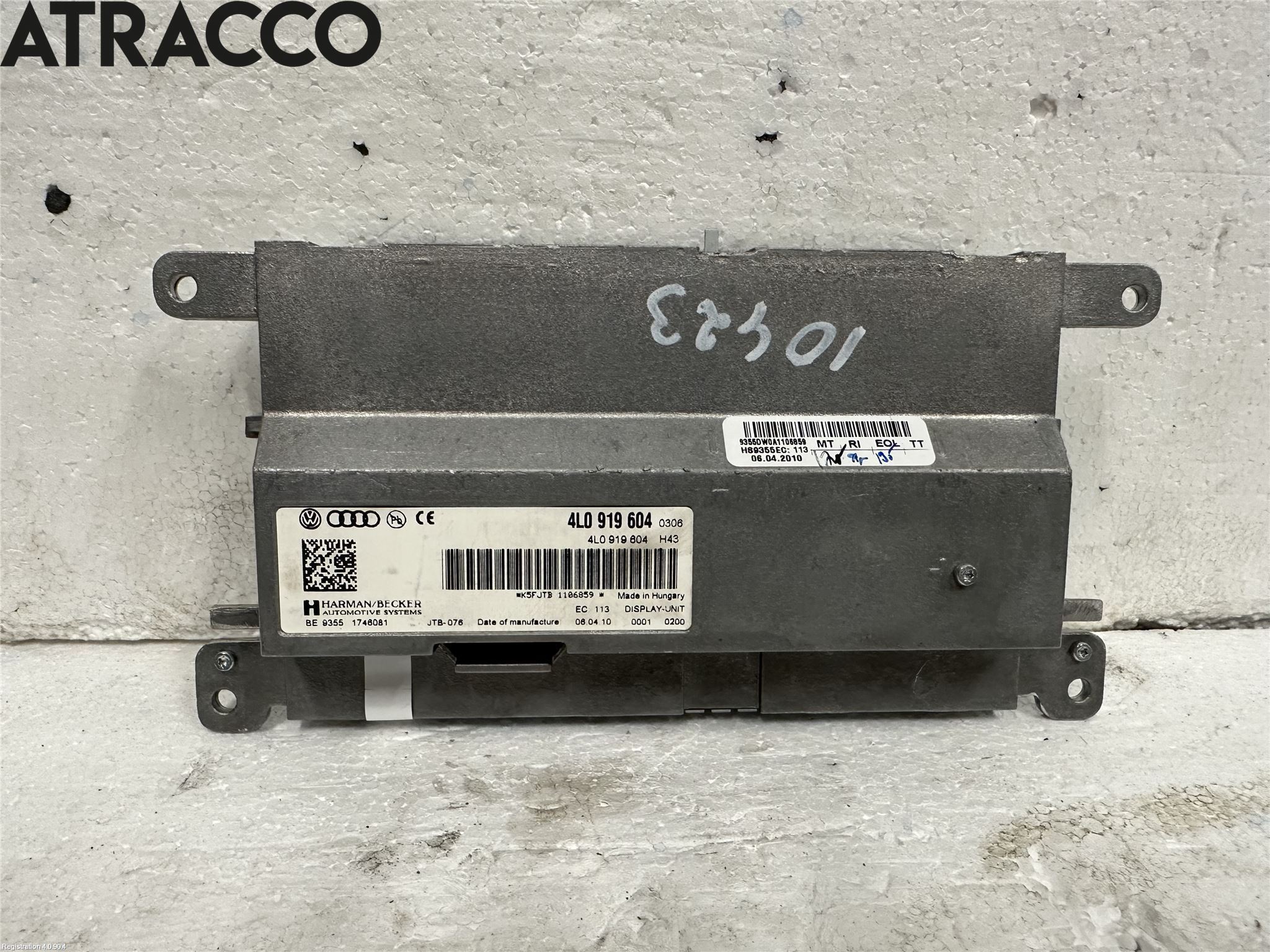 Audi A4/S4 08-11 Multifunktionsdisplay