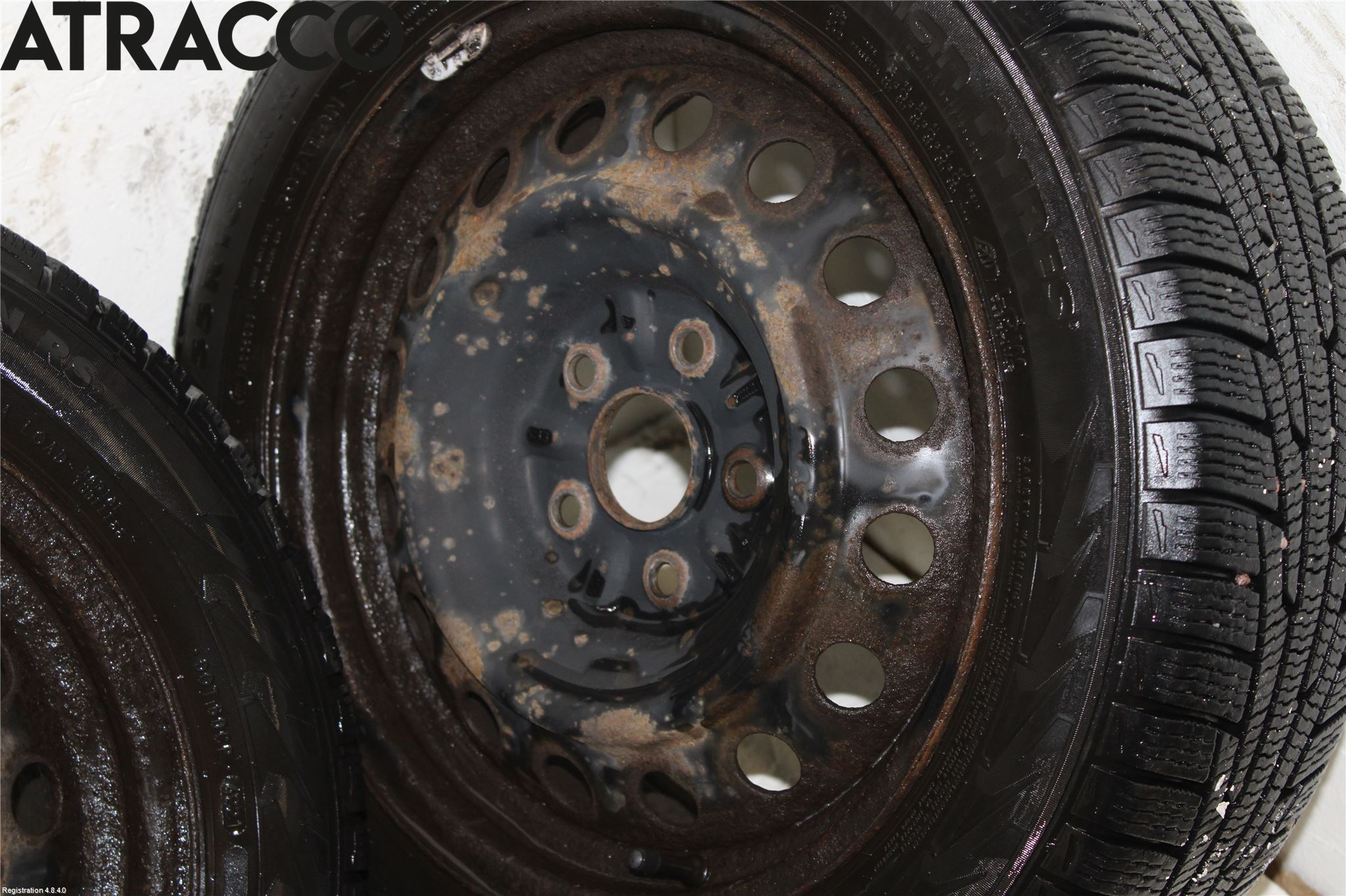 Toyota AURIS 07-09 Vinterdäck Plåtfälg 4St