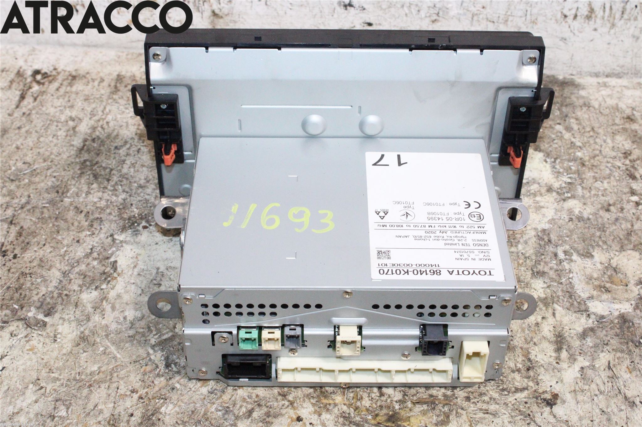 Toyota YARIS XP21 20- Cd Radio - Multimediapanel