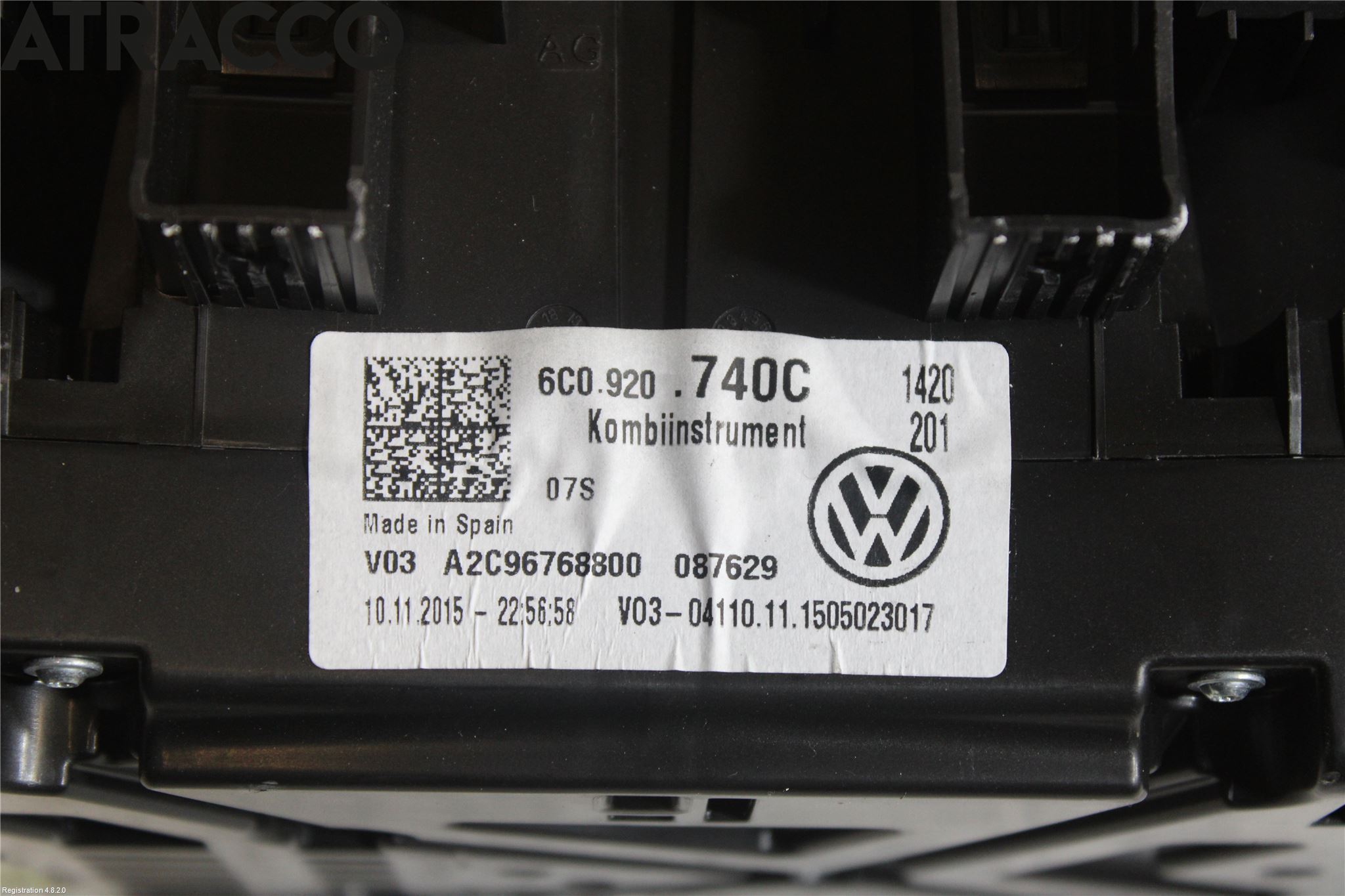Volkswagen VW POLO 10-17 Instrument Komb