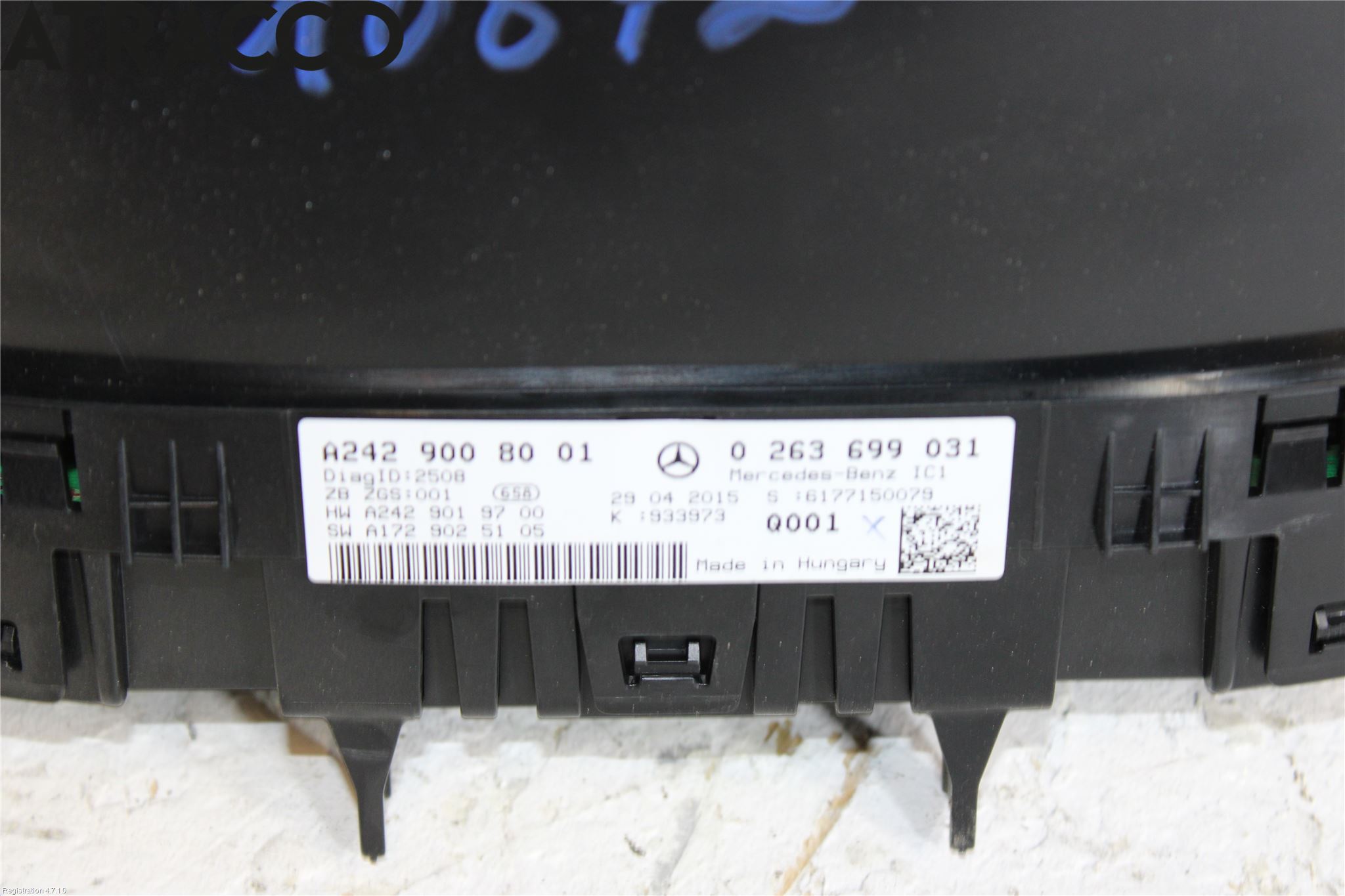 Mercedes-Benz MB B-KLASS (W246/W242) 12-19 Instrument Komb