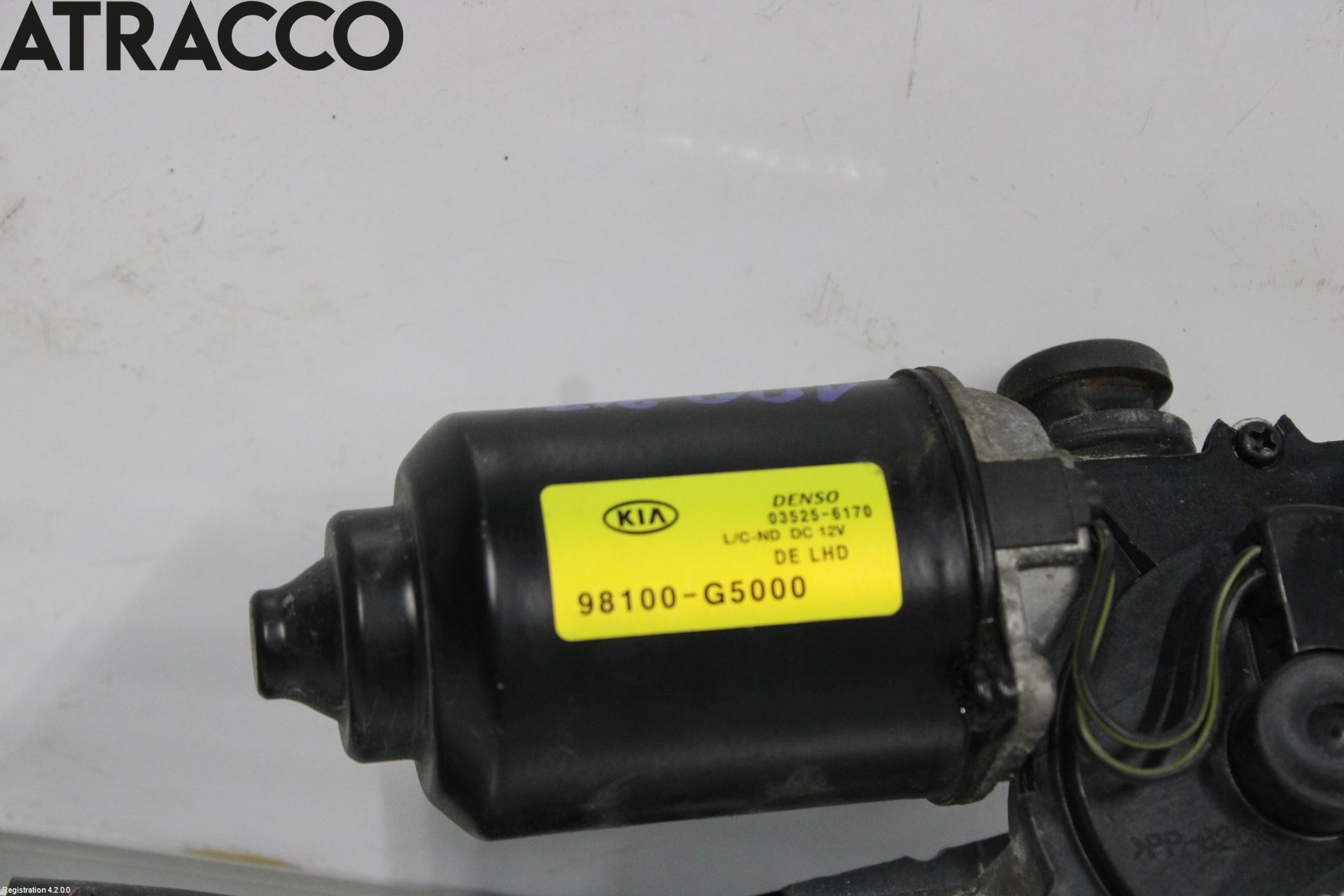 Kia NIRO (DE) 17-22 Torkarmotor Vindruta
