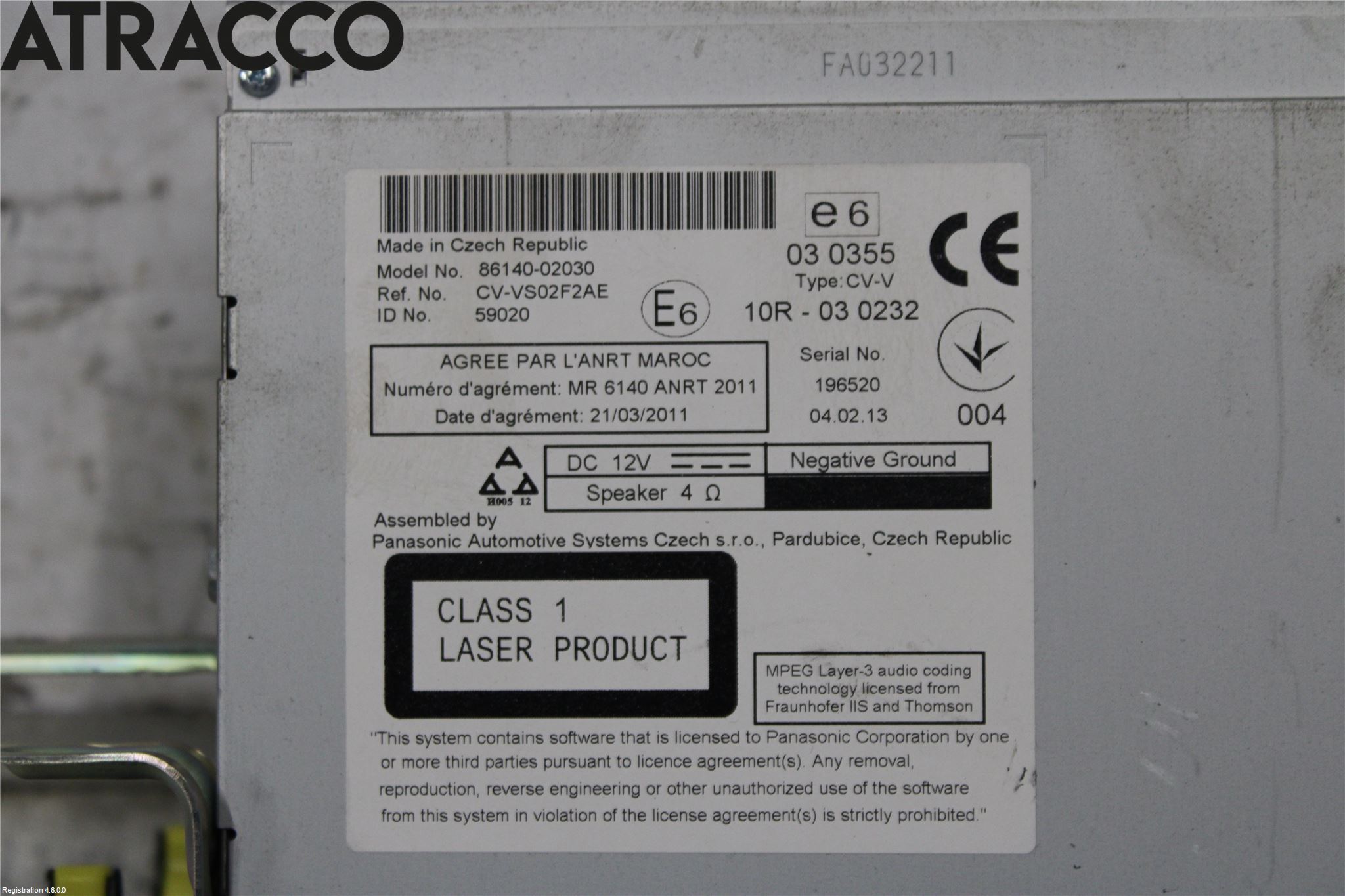 Toyota AURIS 13-19 Cd Radio - Multimediapanel