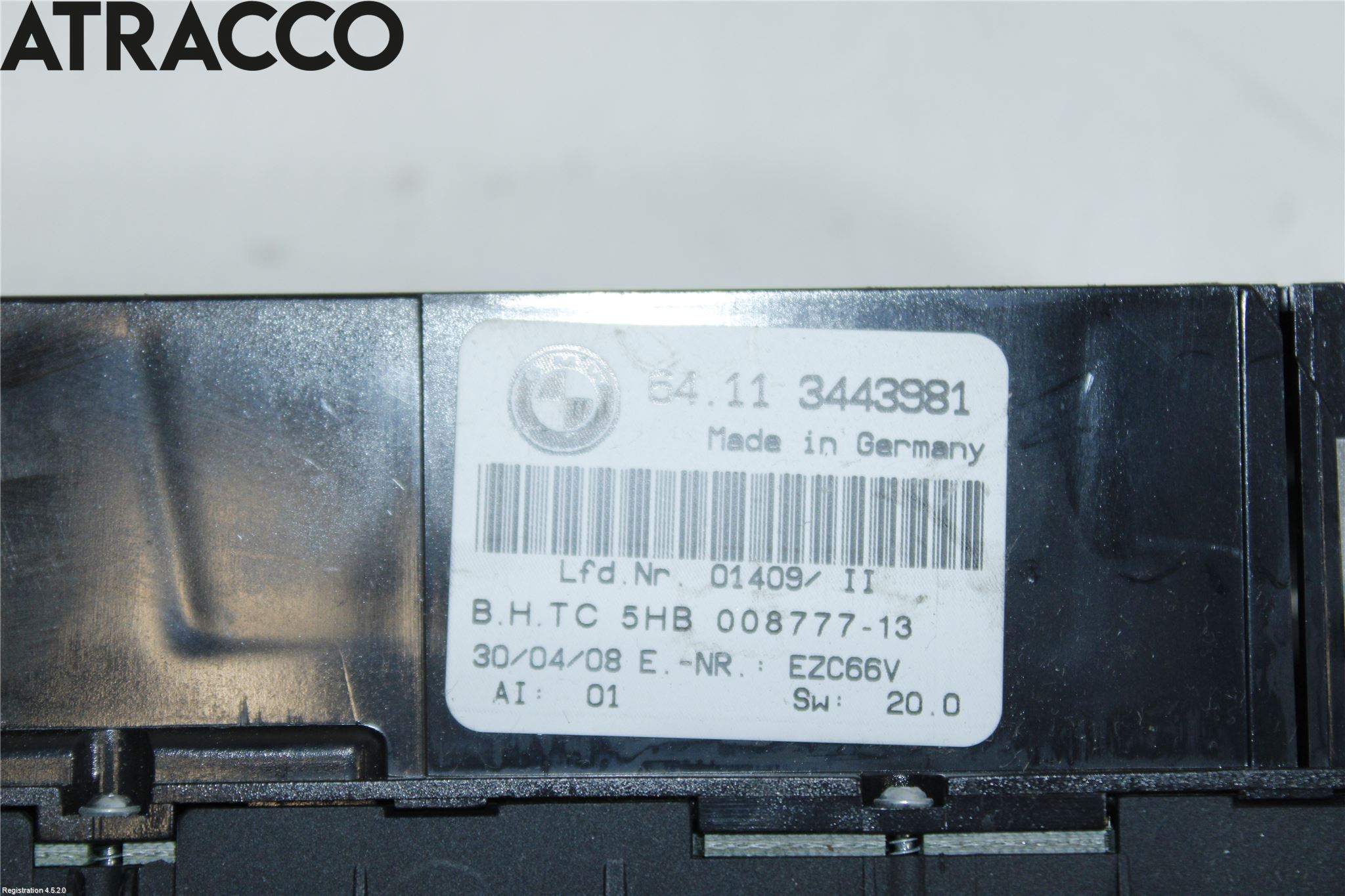 BMW X3 E83     03-10 Ac Styrenhet Ac Manöveren