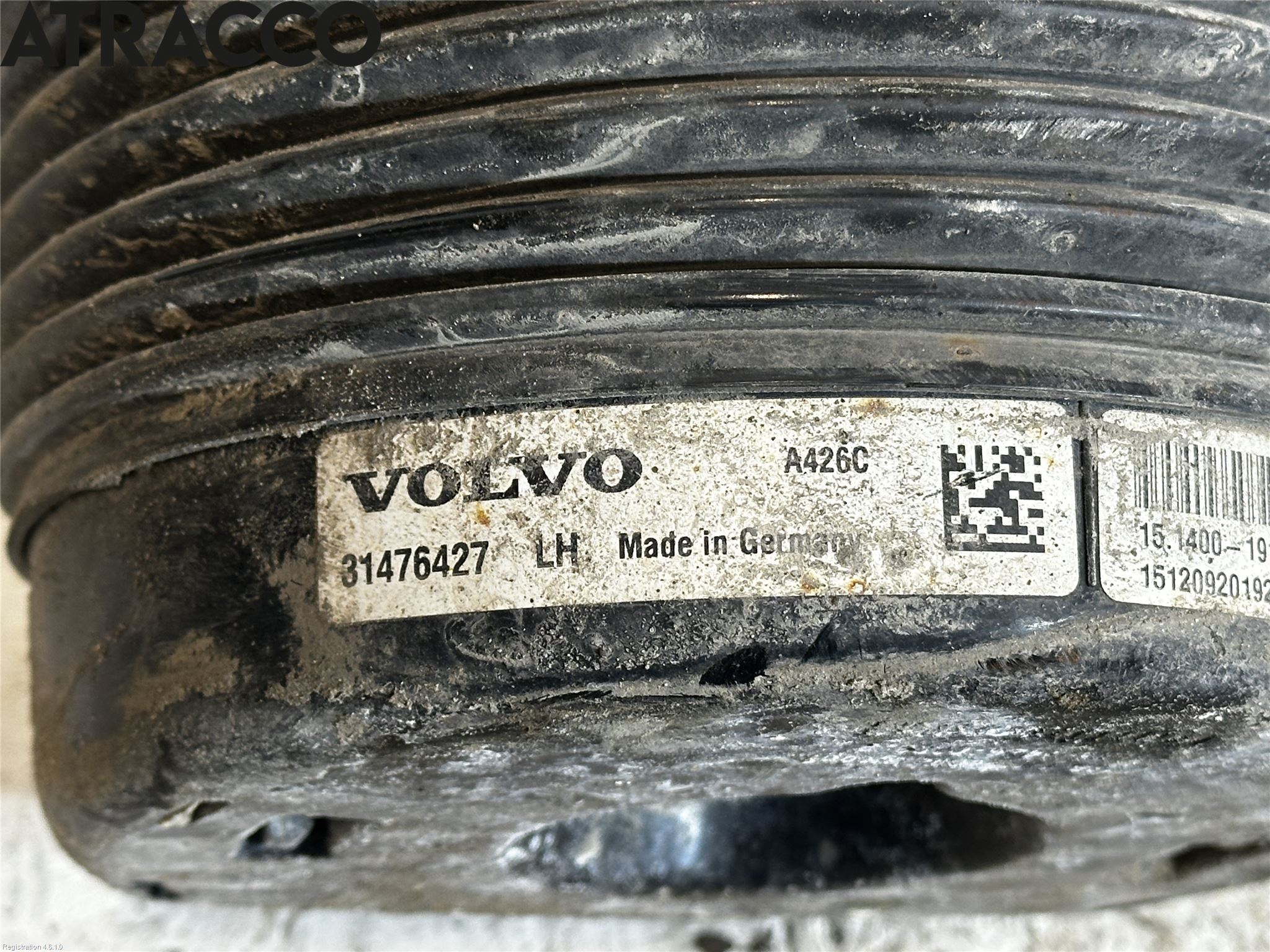 Volvo XC90/RECHARGE 16- Nivå-Luftfjädring Bälg