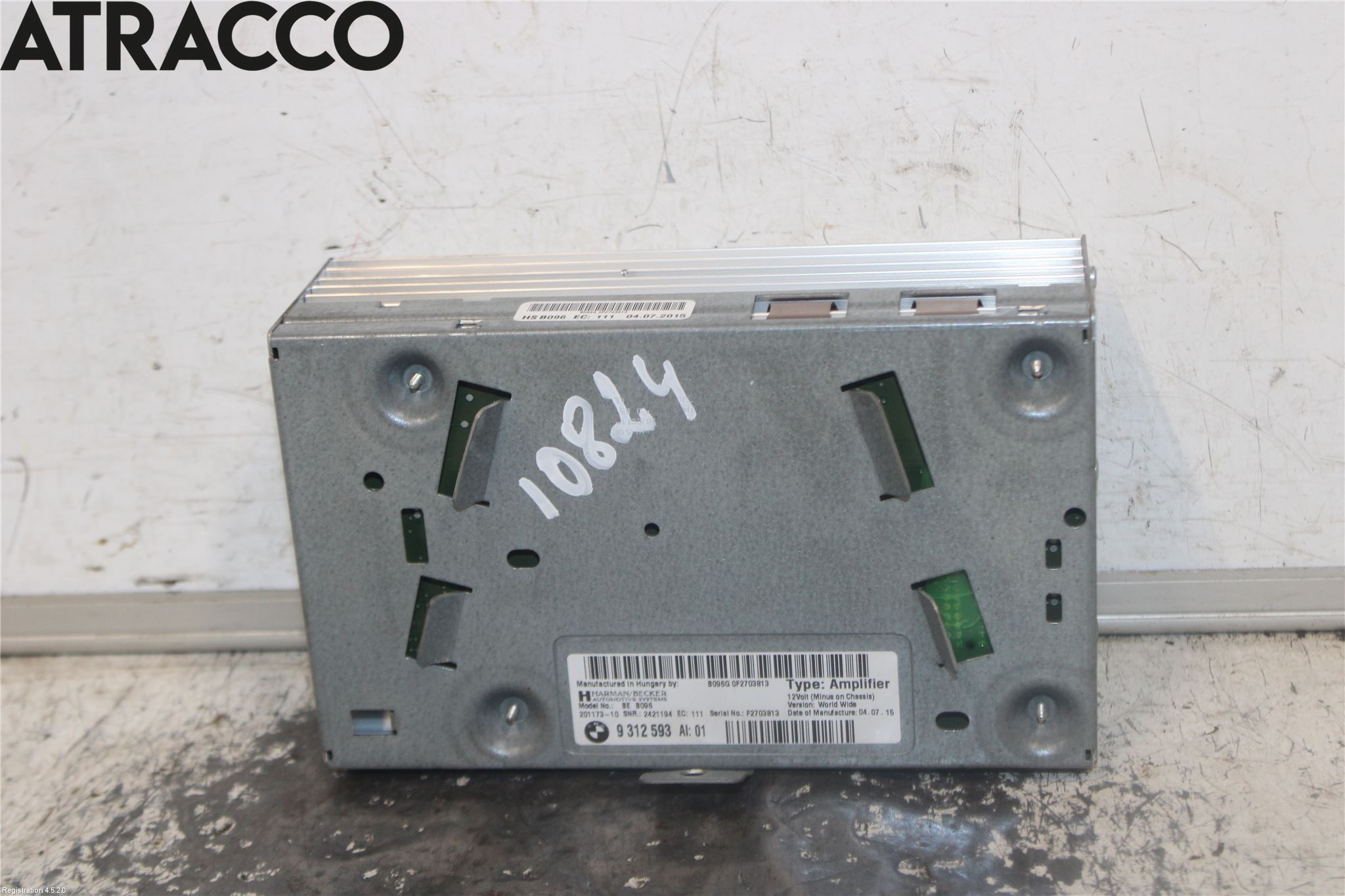 BMW 5 F10/F11/F18 09-17 Radio-Stereo Förstärkare
