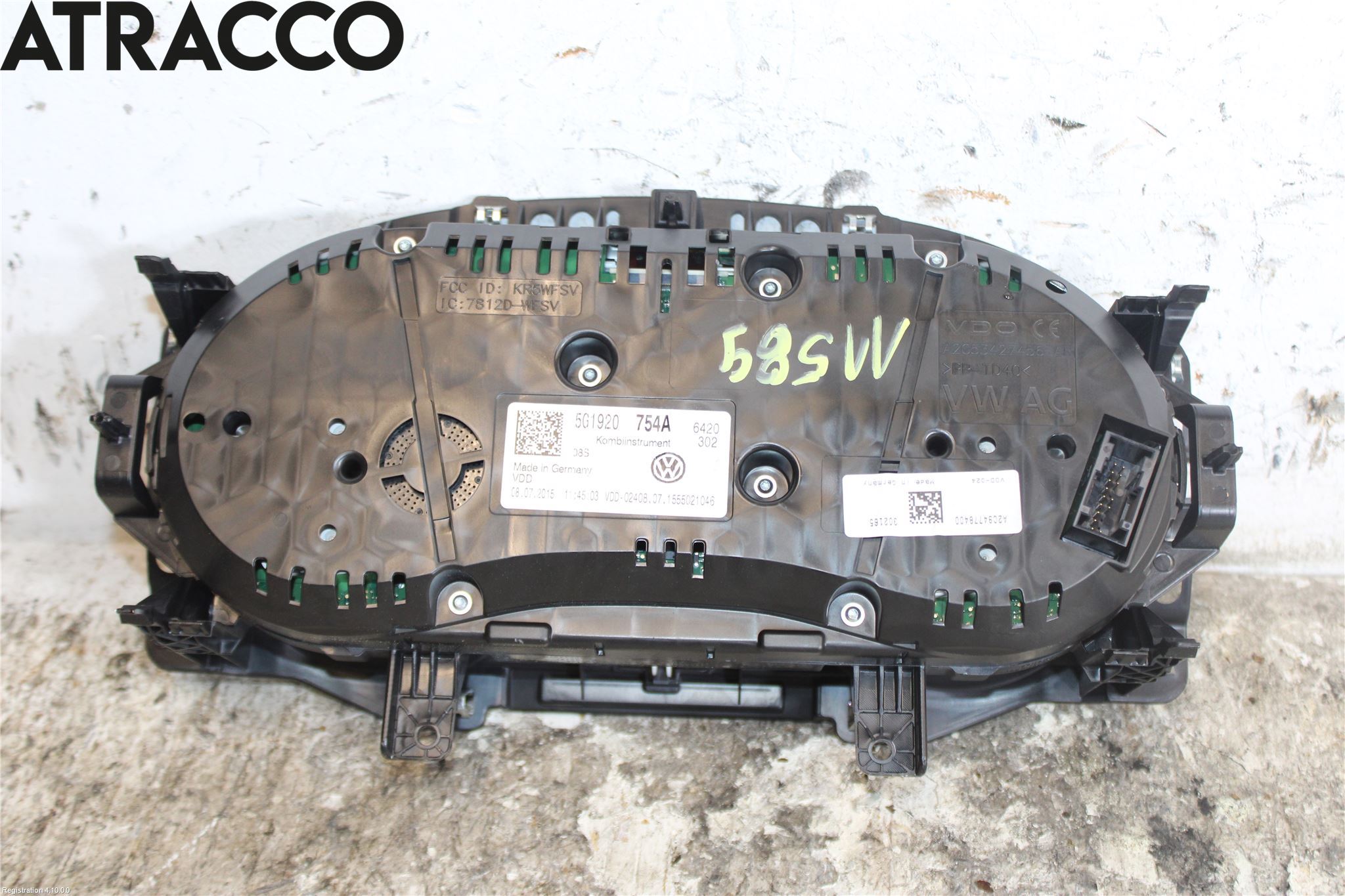 Volkswagen VW GOLF / E-GOLF VII 13-20 Instrument Komb
